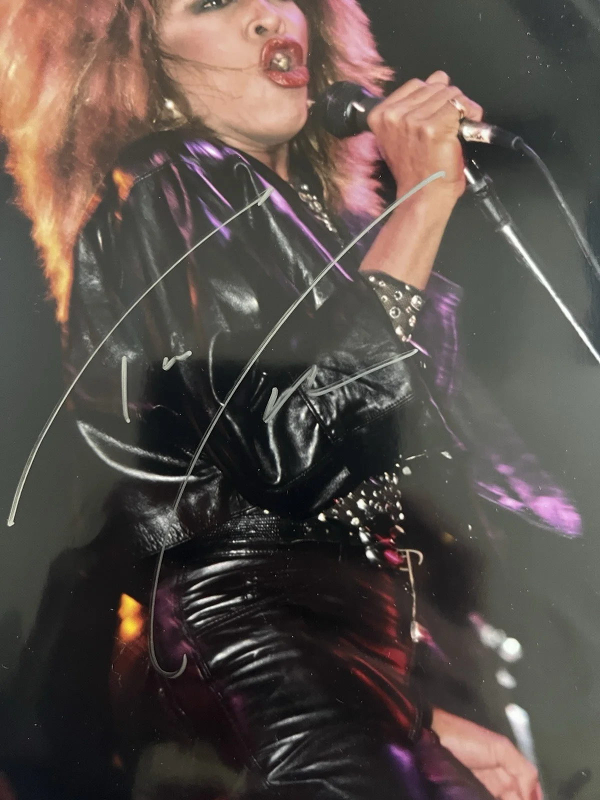 Tina Turner Signed 8x10 Photo COA Proud Mary What’s Love Got To Do, изображение 3