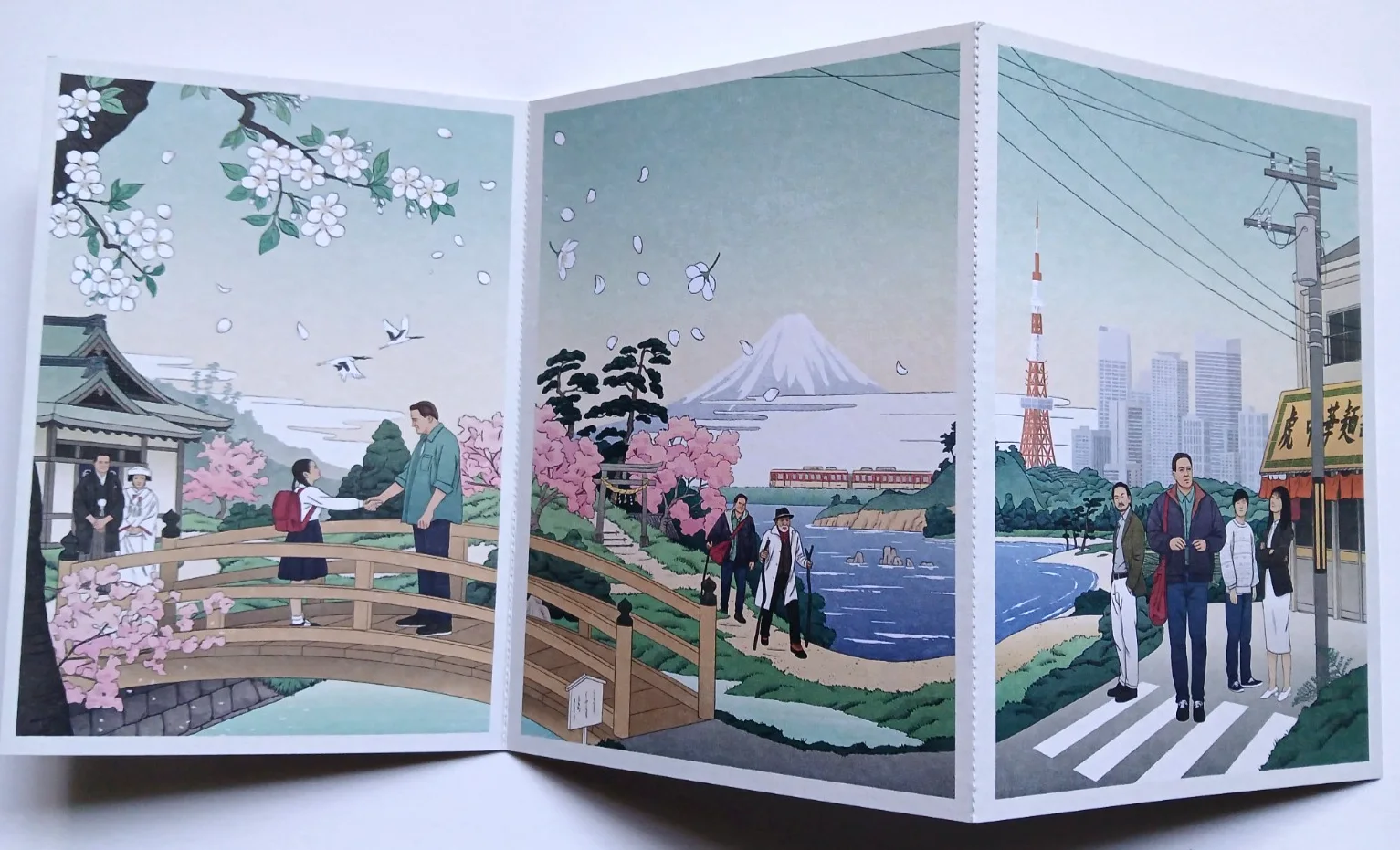Hikari Rental Family Film Movie Postcards x 3 - Ryohei Murata, изображение 3