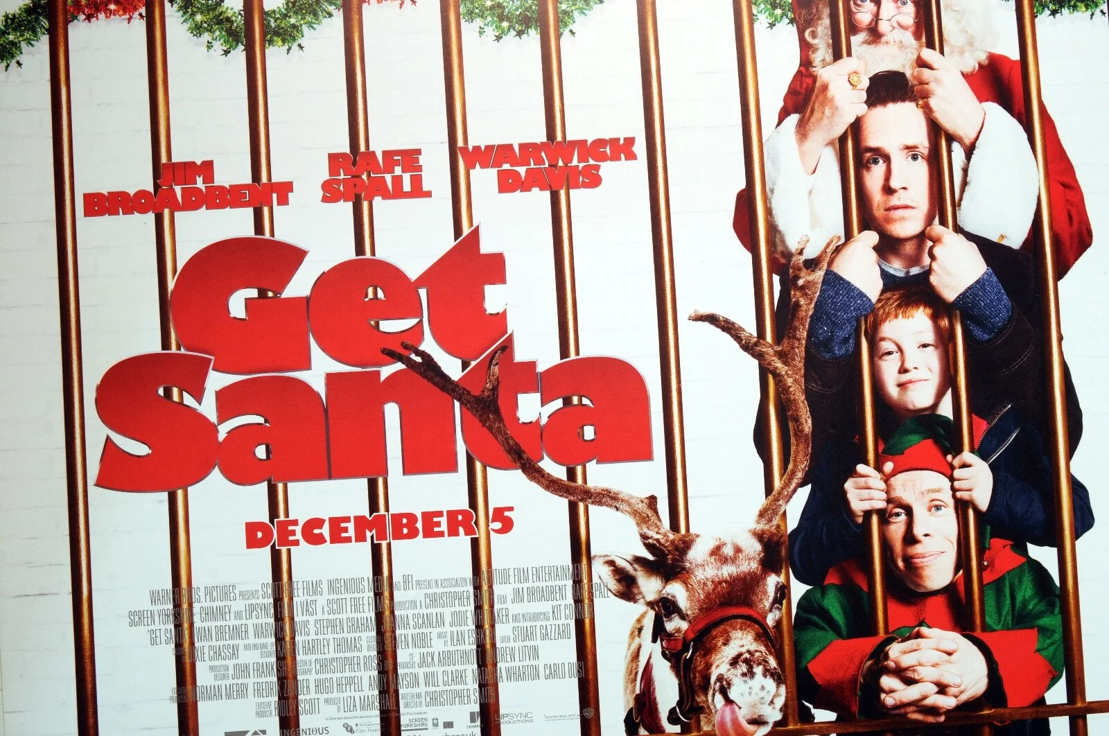 GET SANTA FILM POSTERS ACTIVITY SHEETS X 3 - RAFE SPALL JIM BROADBENT, image 3