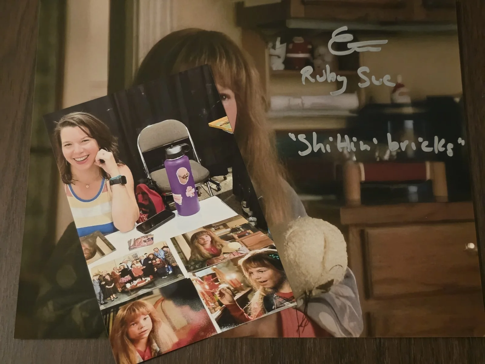 Ellen Latzen — Ellen Latzen signed 8x10 photo Ruby Sue Christmas Vacation Inscription, изображение 2