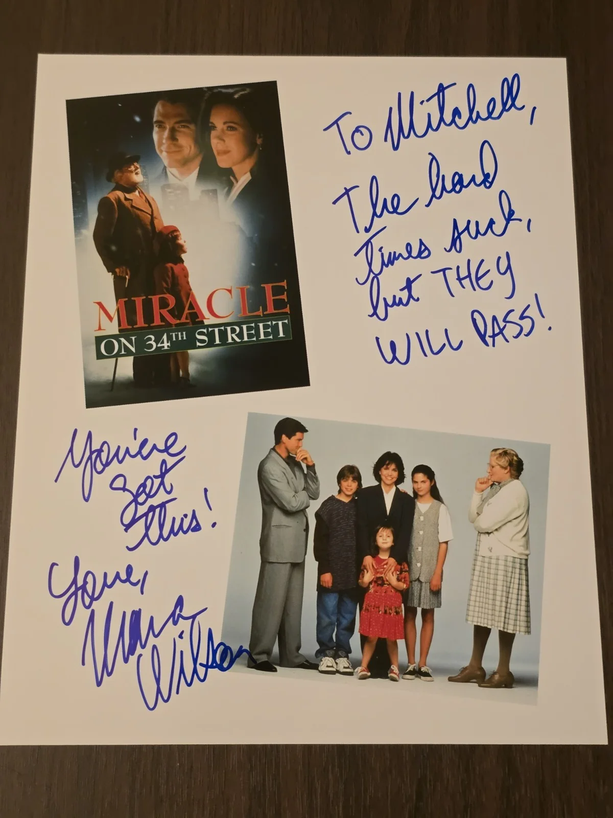 Mara Wilson — Mara Wilson Signed 8x10 Photo Autograph Matilda Doubtfire Miracle On 34th Street