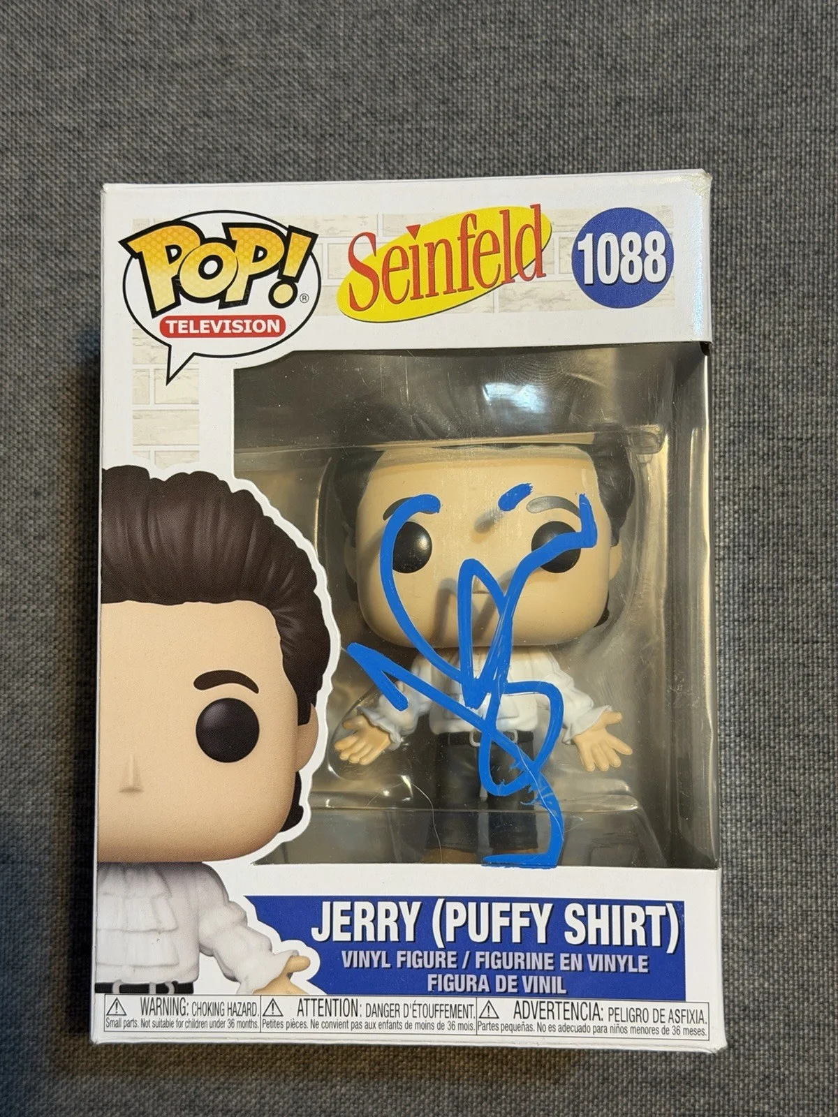 Jerry Seinfeld — Jerry Seinfeld Signed Autographed Seinfeld Funko Pop #1088 Beckett COA COMEDY, изображение 2