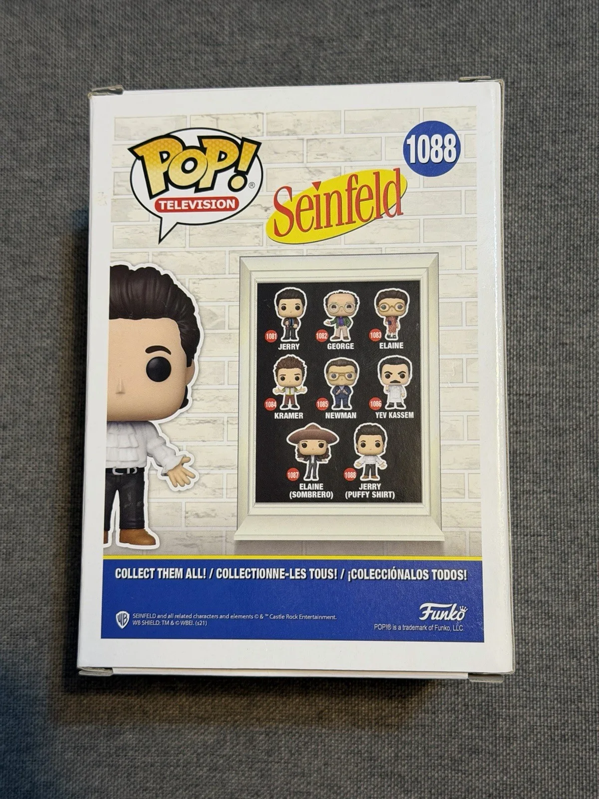Jerry Seinfeld — Jerry Seinfeld Signed Autographed Seinfeld Funko Pop #1088 Beckett COA COMEDY, изображение 5