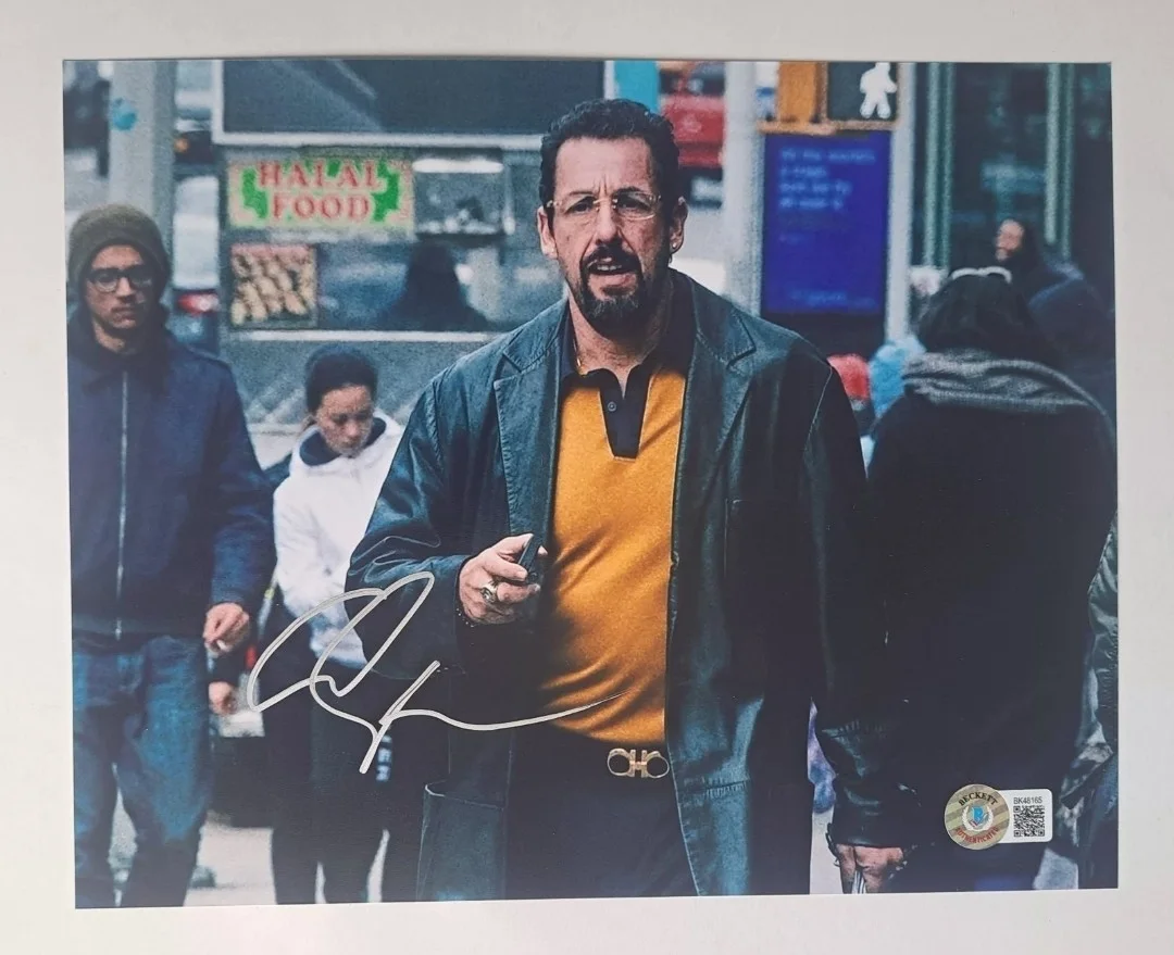 ADAM SANDLER Signed Autographed "Uncut Gems" 8x10 Movie Photo Beckett BAS COA MT, изображение 3