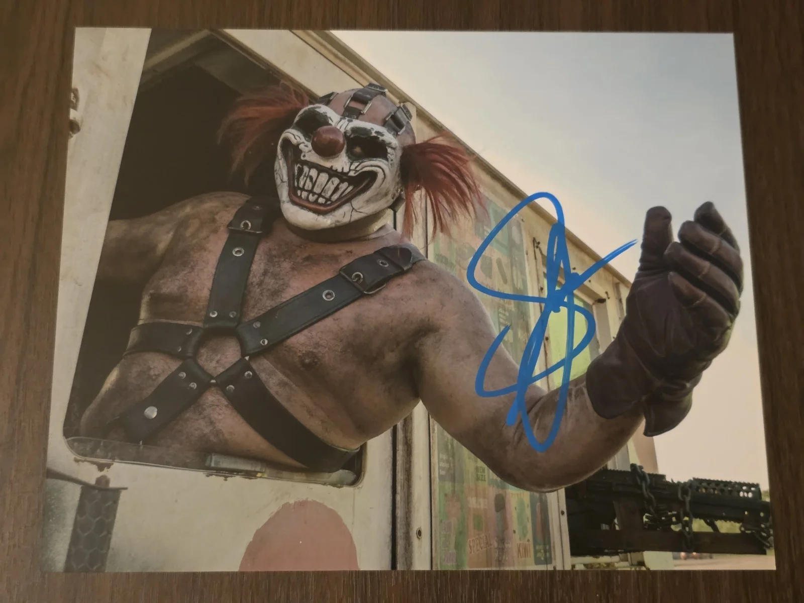 Samoa Joe — Samoa Joe autographed signed 8x10 photo Twisted Metal Sweet Tooth WWE AEW