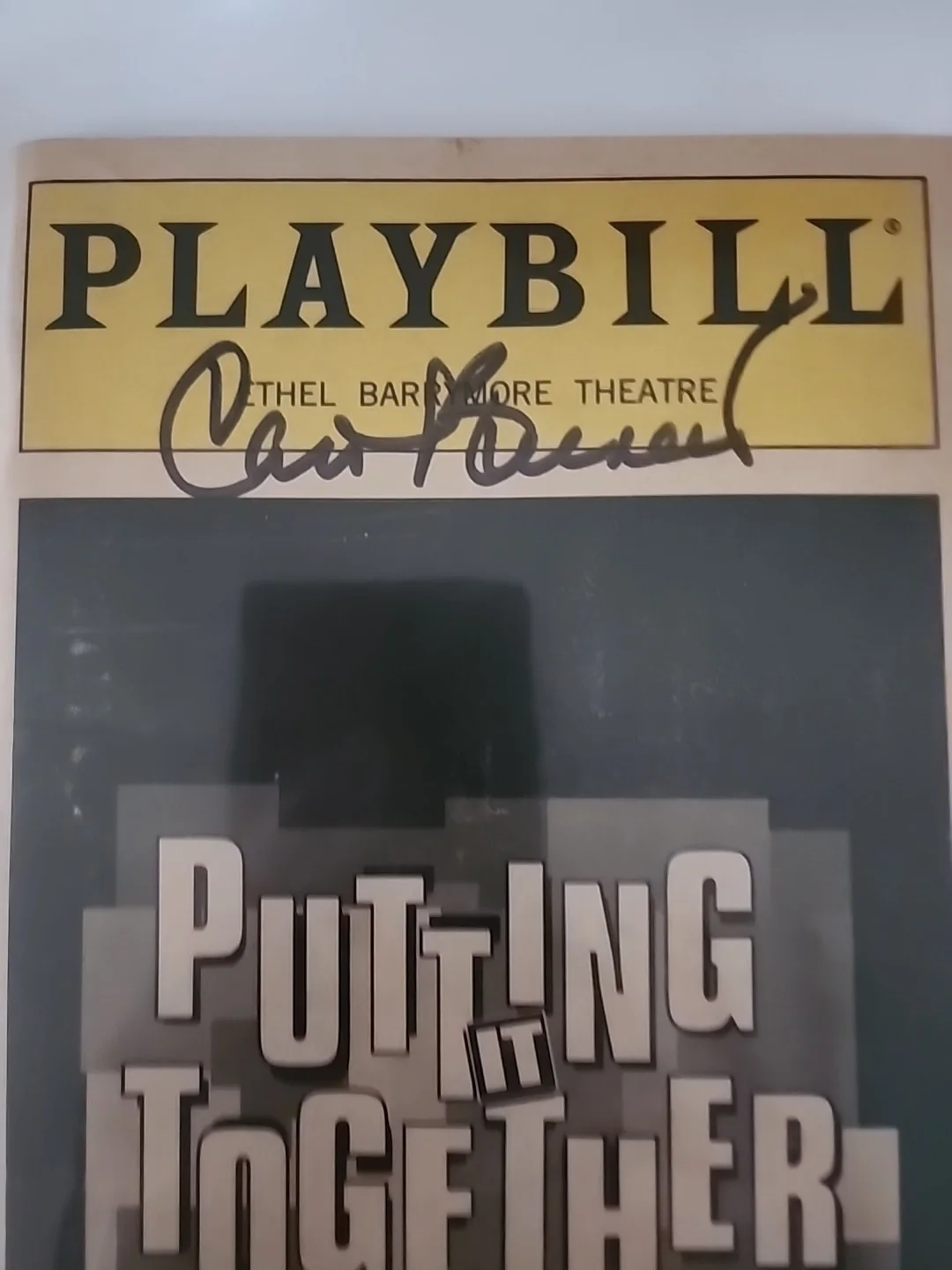 Carol Burnett and Quincy Jones Dual Signed Certificate and Play Bill Autograph, image 5