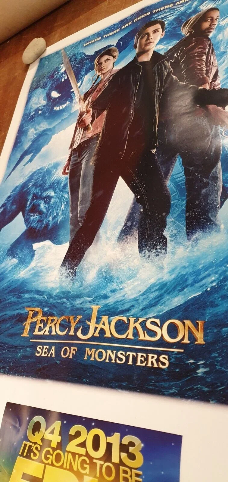 Percy Jackson SEA OF MONSTERS 2013 Movie Poster 40 X 27", изображение 2