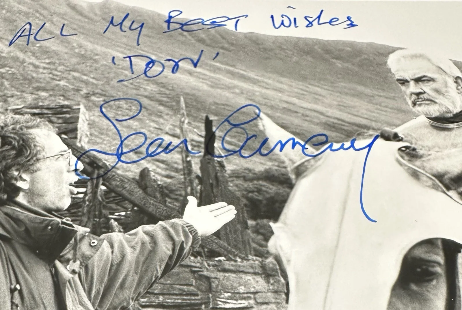 Sean Connery Personalized, Signed Movie Promotion, image 2