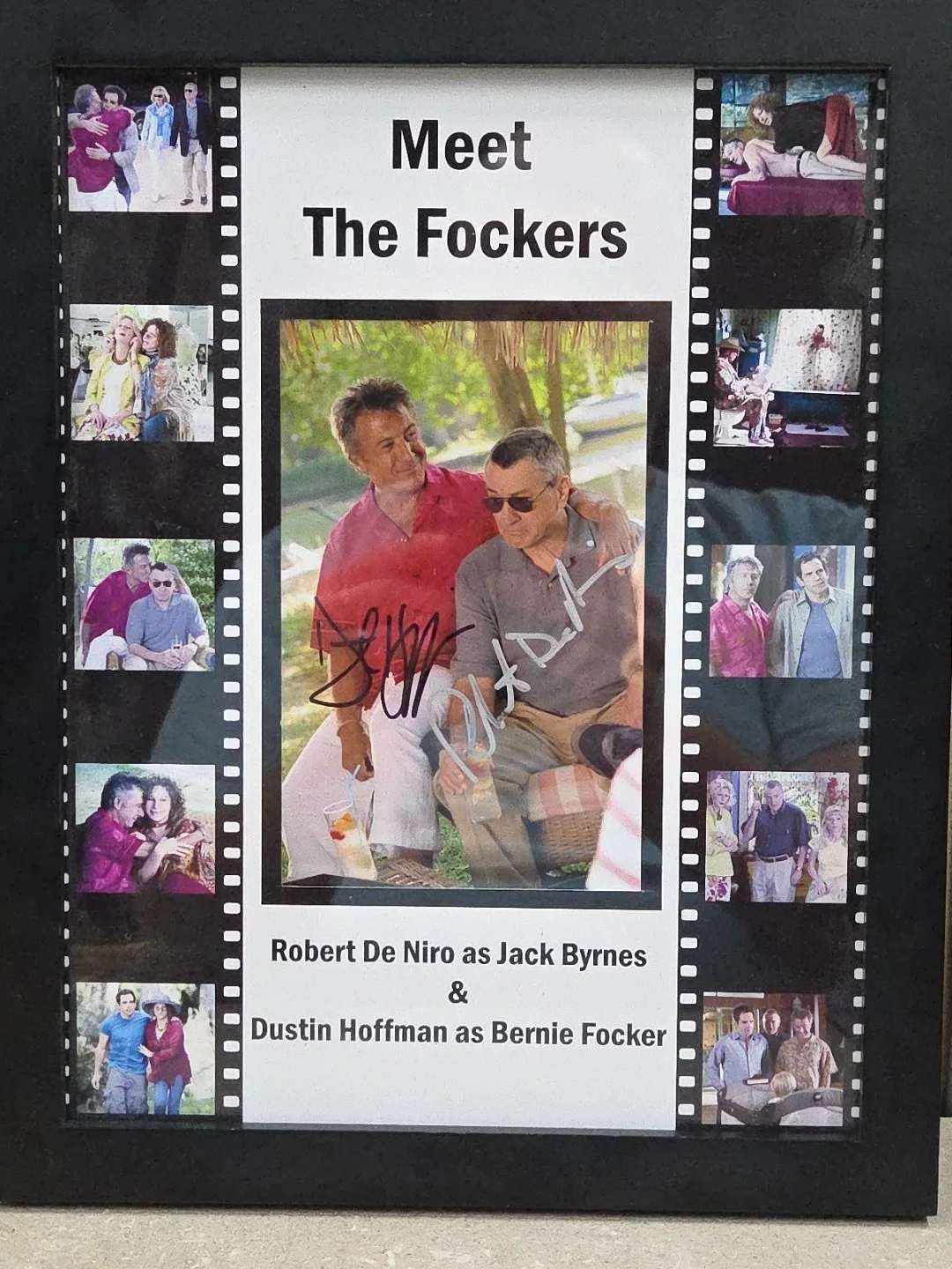 Robert De Niro, Dustin Hoffman — Robert de Niro & Dustin Hoffman Meet The Fockers Autographed Promo Photo W COA, изображение 3