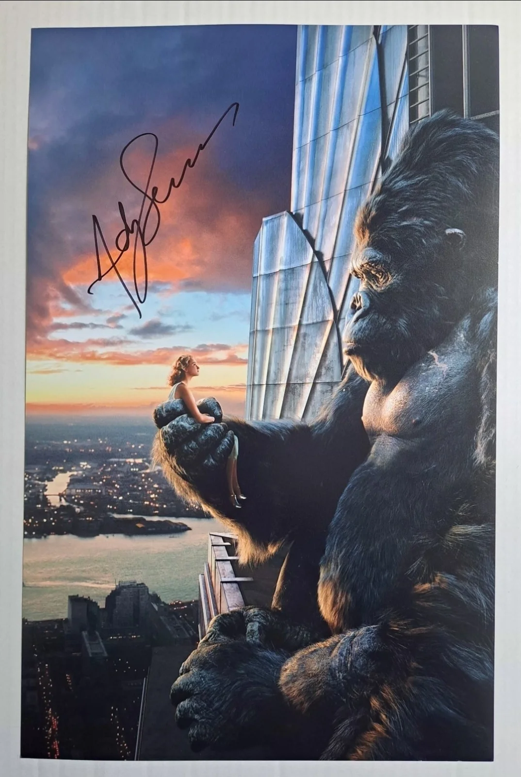 ANDY SERKIS as KING KONG Signed Premium 11X17 Movie Poster Photo JSA, изображение 4