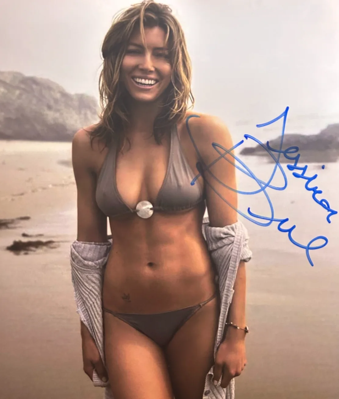 Jessica Biel — Jessica Biel Signed SEXY!! 8x10" Authentic Original Autograph GENUINE w/COA