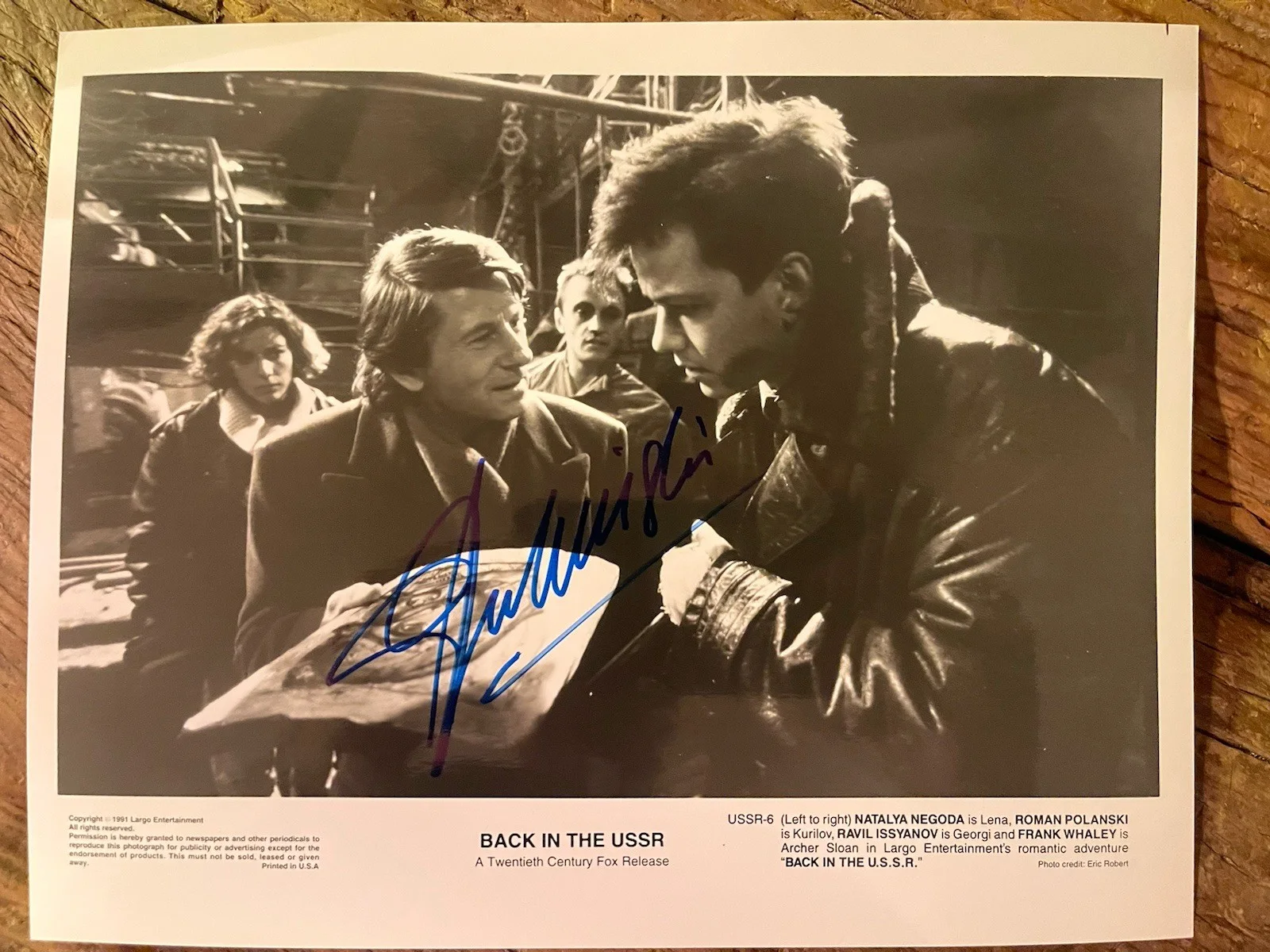 Roman Polanski Signed Authentic Autographed 7.75x10.5 B/W Photo BECKETT #V24748, изображение 2