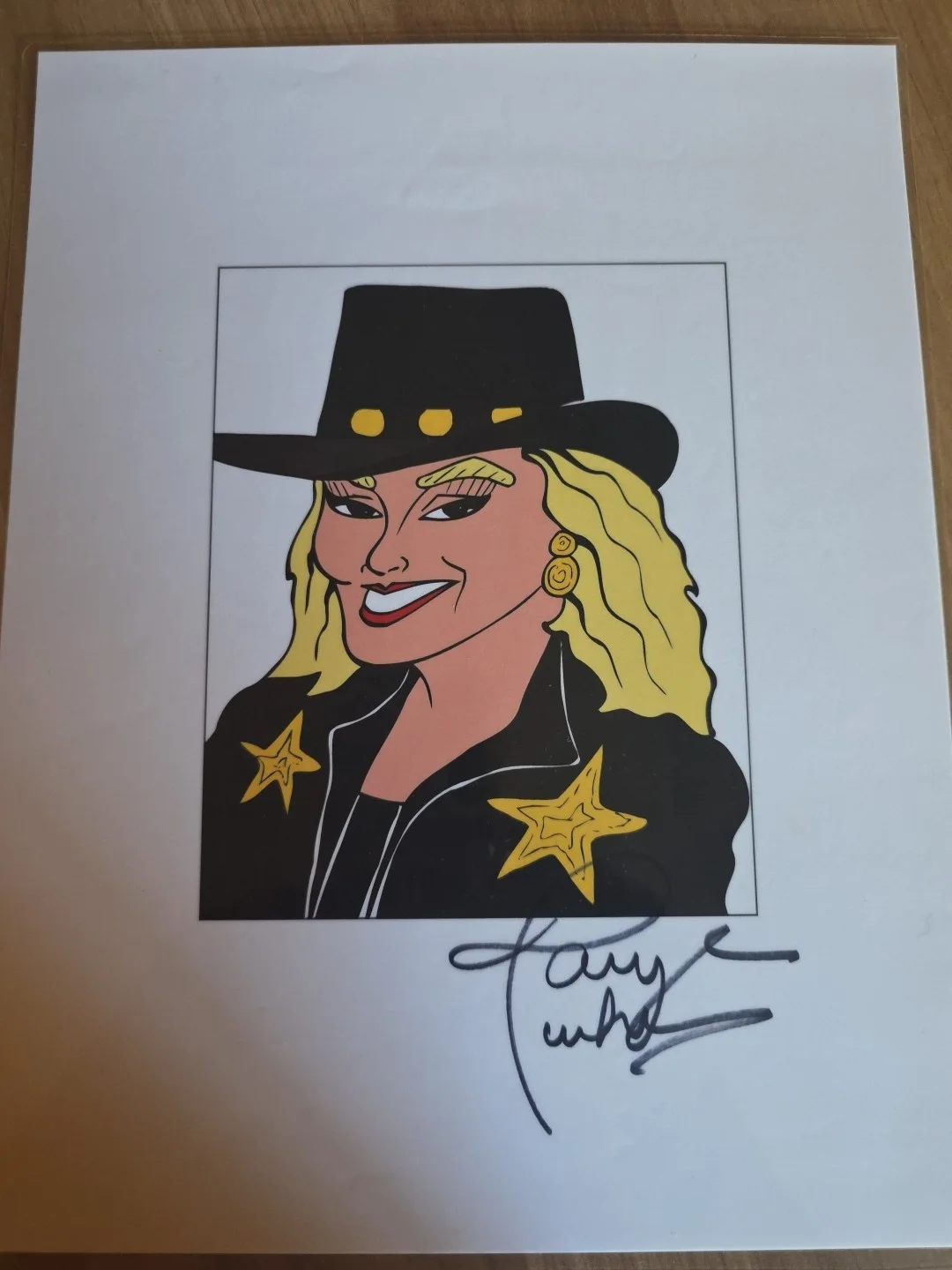 Tanya Tucker Signed Character Autograph 8x10, image 2