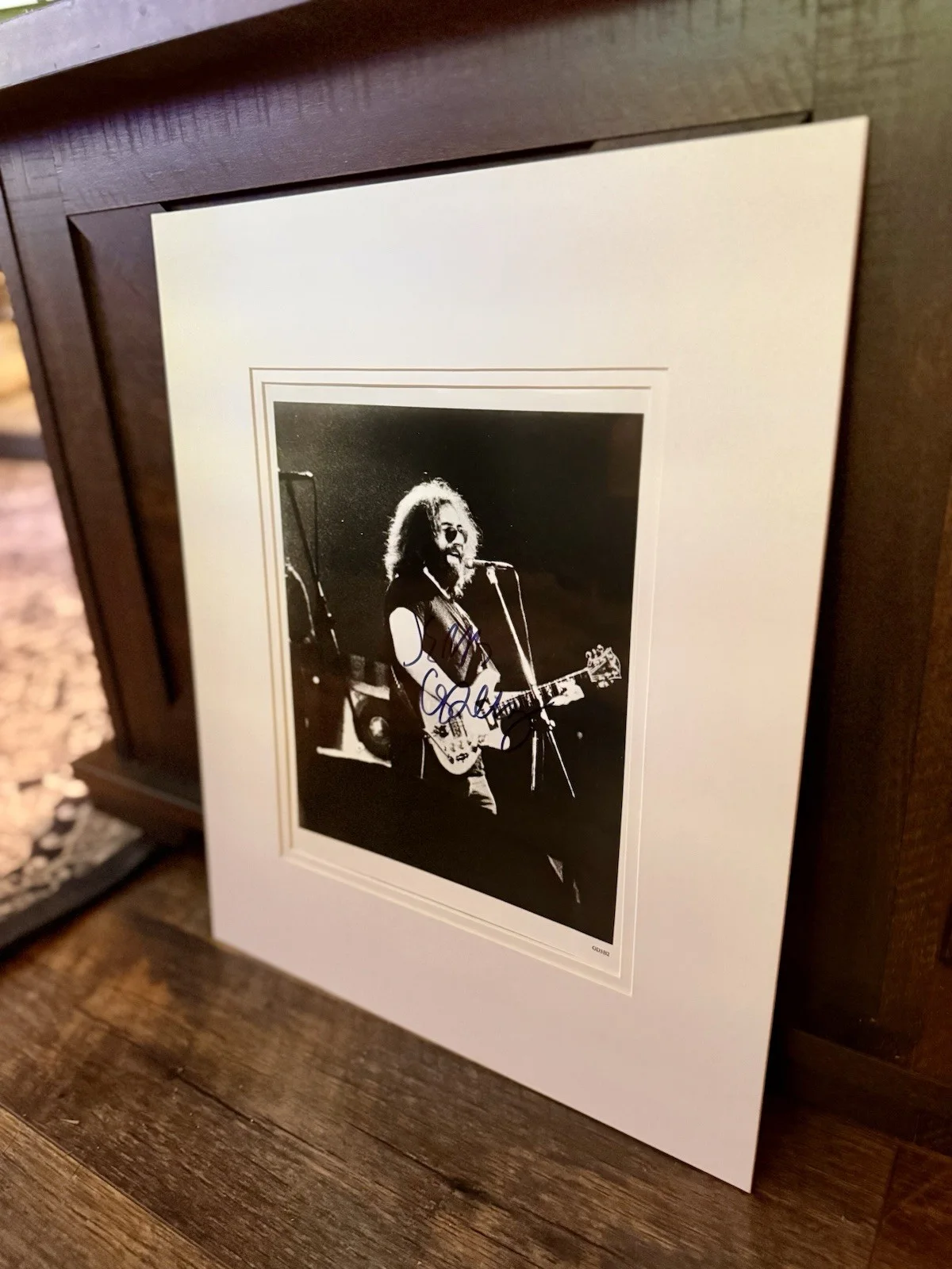Jerry Garcia Signed Framed Concert Photograph COA, изображение 3