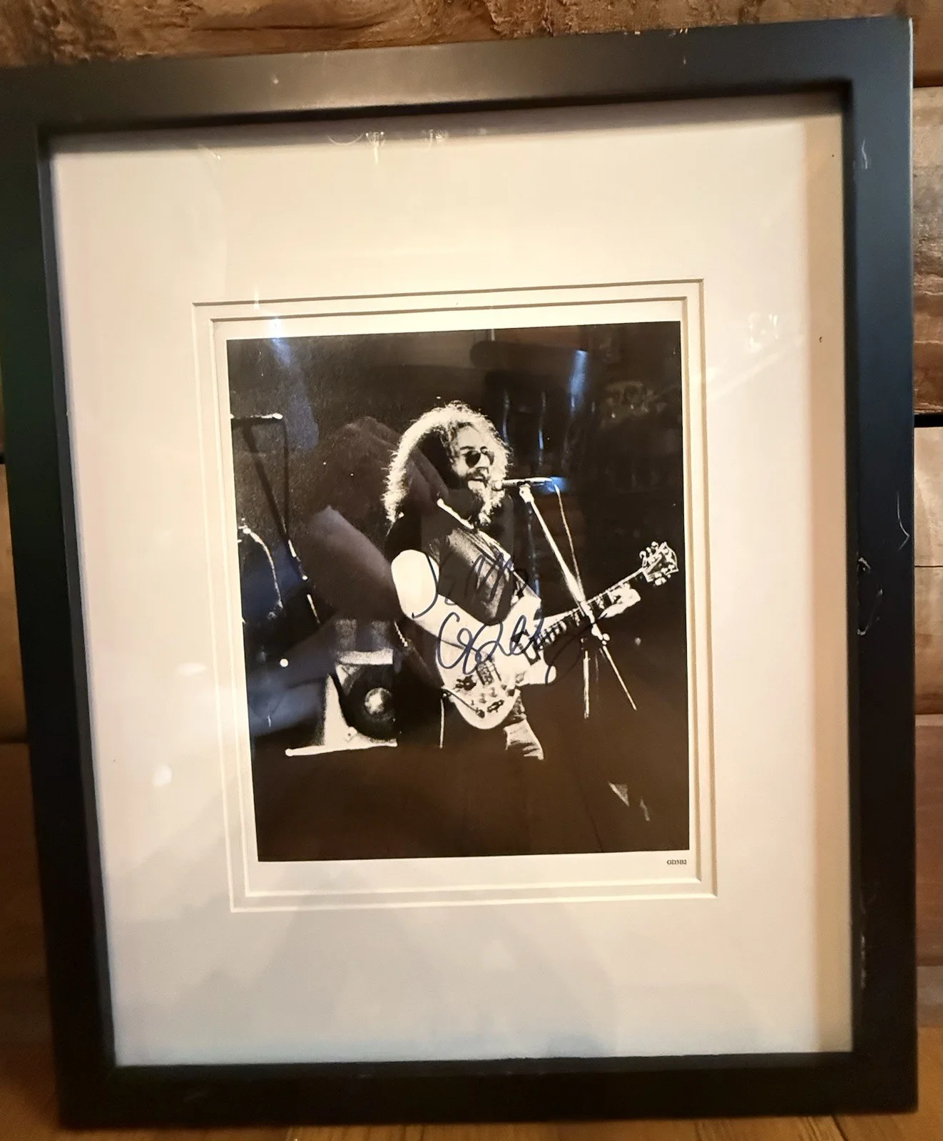 Jerry Garcia Signed Framed Concert Photograph COA, изображение 5