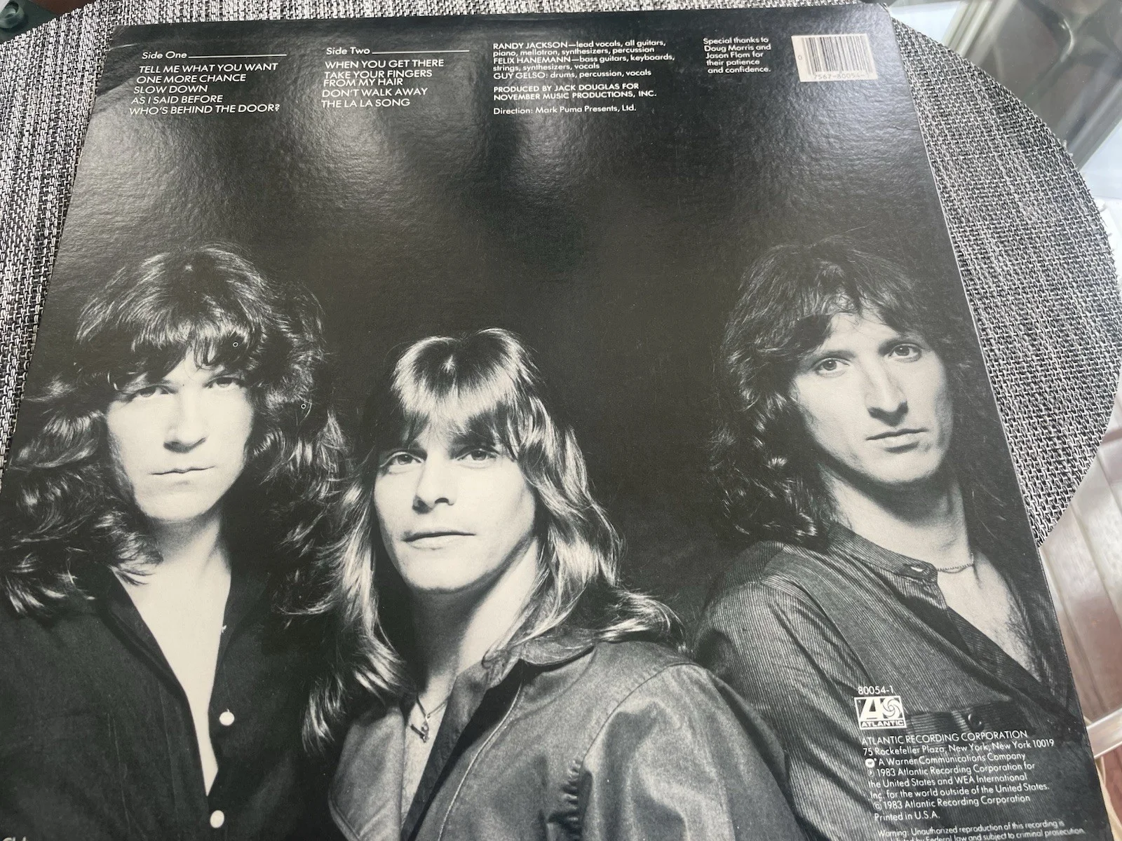 Zebra Rare Signed Debut Album (Jackson,Hanneman,Gelso), image 5