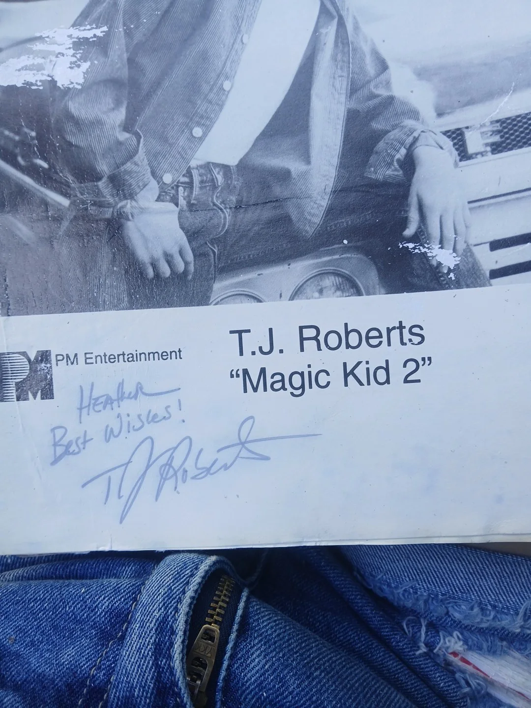 T.J. Roberts Signed Autograph 8x10 Promo Photo Magic Kid 2 PM Entertainment, image 4