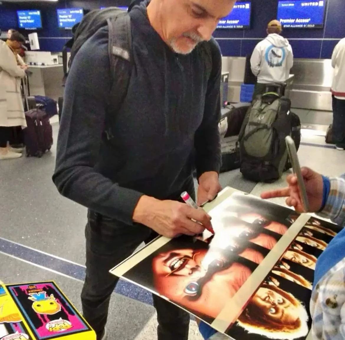 Don Mancini “Chucky creator” signed 8x10 w/ photo proof, image 2