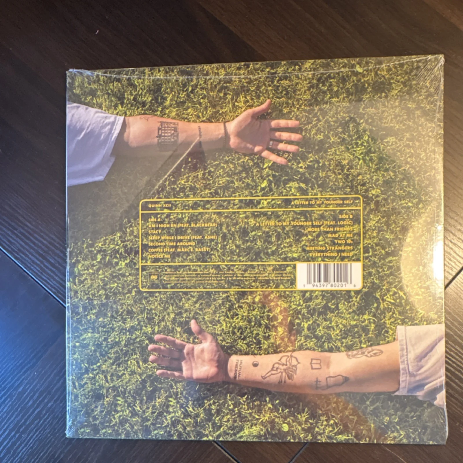Sealed Quinn XCII A Letter To My Younger Self Signed Vinyl Record (description), image 3