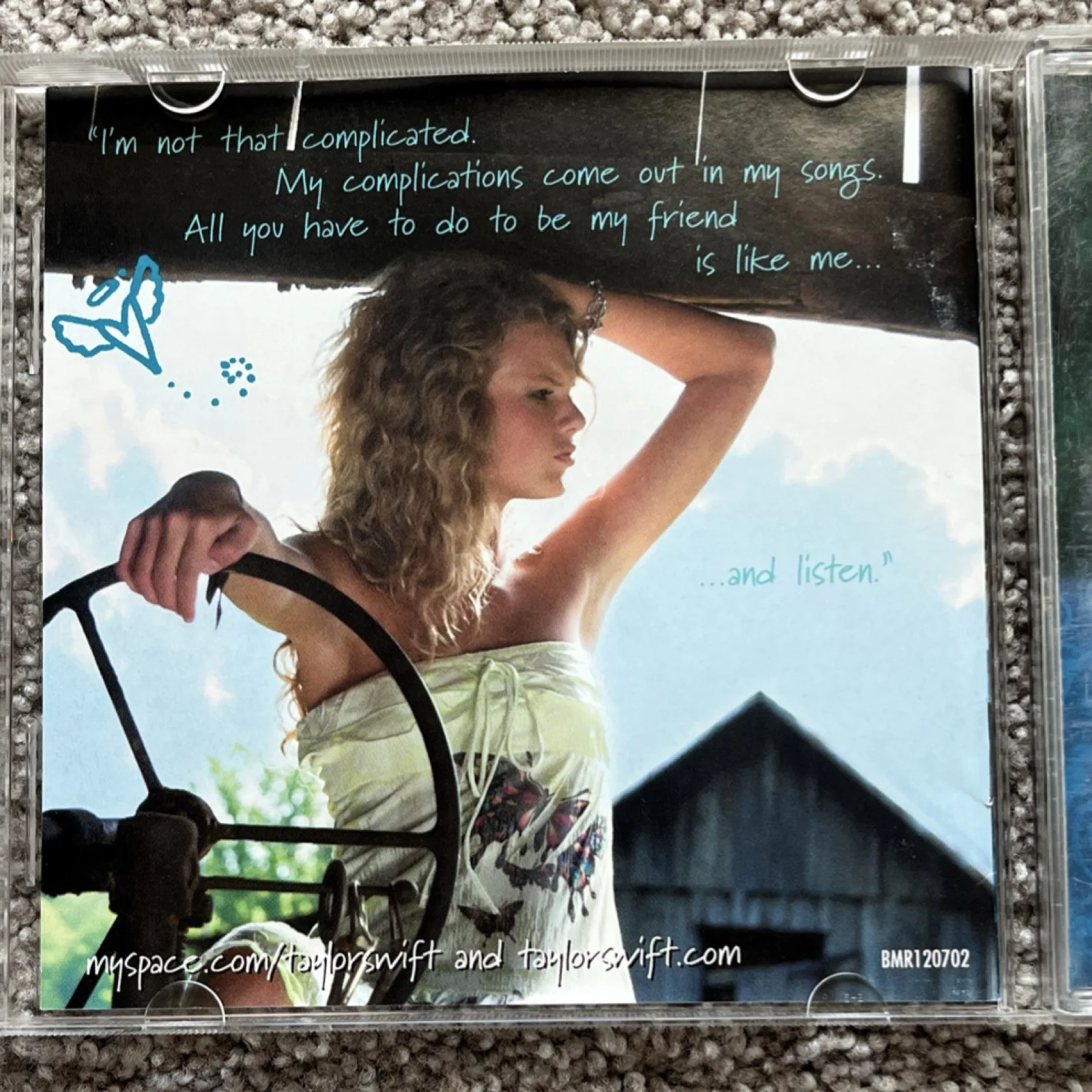 RARE! Signed Taylor Swift Debut CD Early 2006 Signature, ORIGINAL LYRICS, image 3