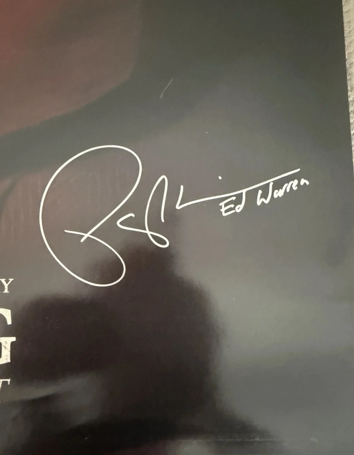 Patrick Wilson Vera Farmiga — The Conjuring Theater Poster 27x40 Signed Patrick Wilson + Vera Farmiga BAS COA, изображение 2