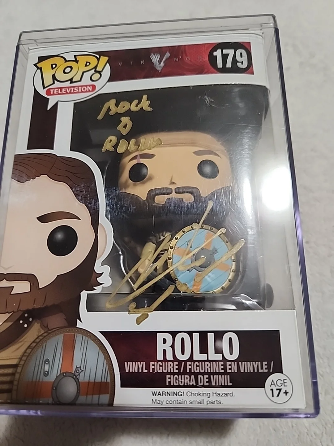 Clive Standen — Clive Standen Autographed Rollo Funko Pop...Vikings..JSA, image 2