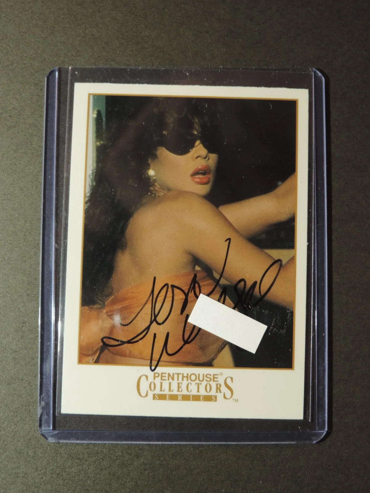 Teri Weigel — Teri Weigel Hand Signed Penthouse autographed Card No 7 MINT, image 2
