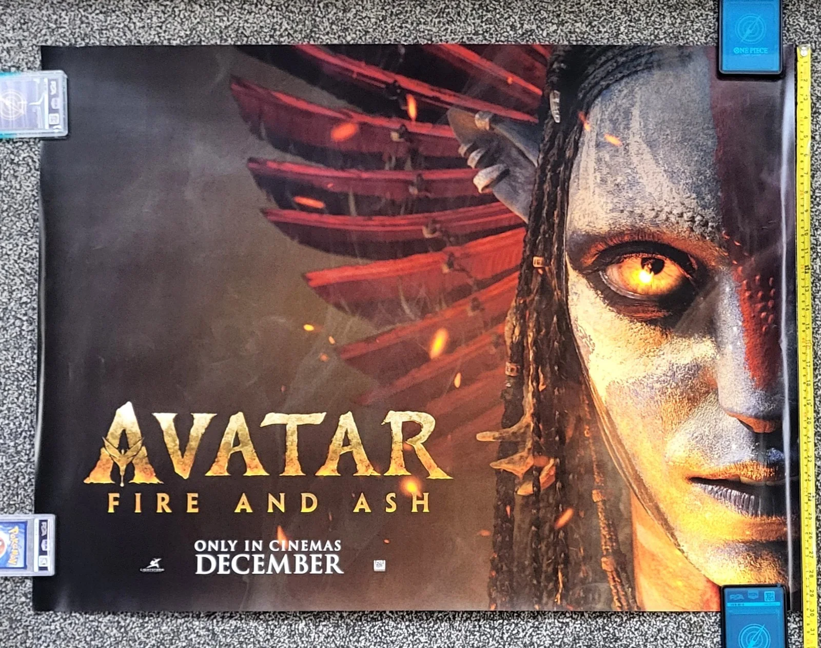 Avatar Fire And Ash - Movie Theatre Poster - 40" x 30" Double Sided Quad, image 2