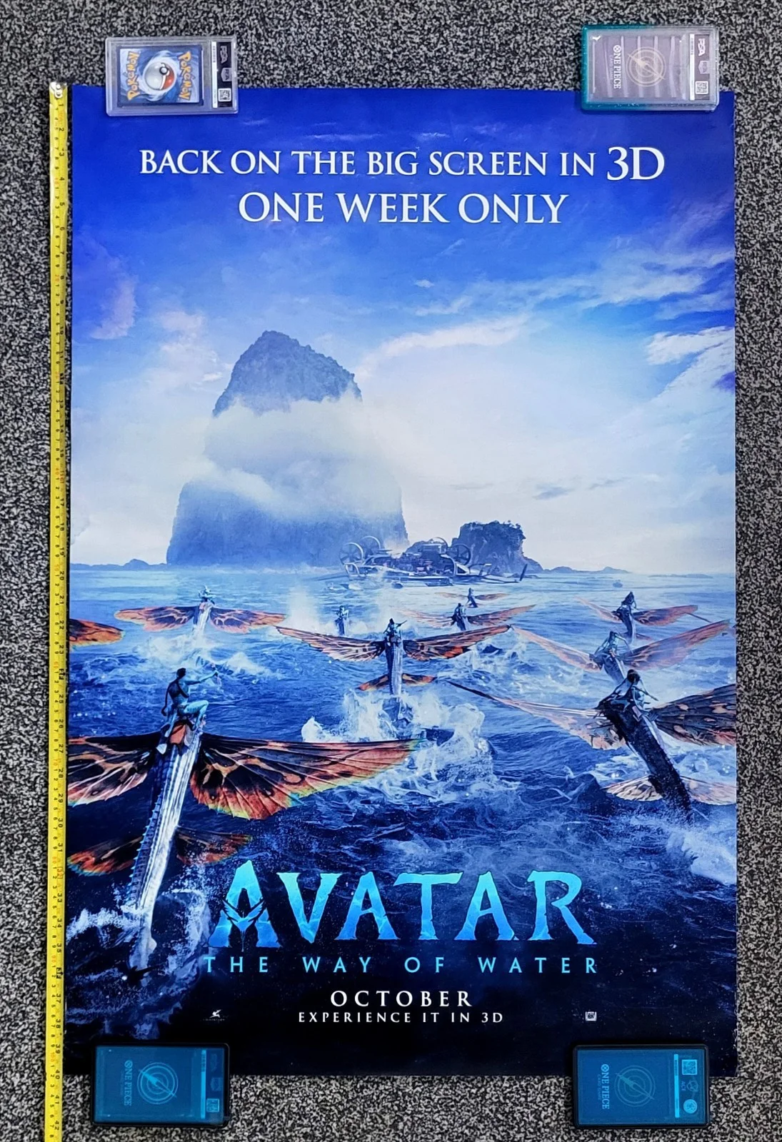 Avatar The Way Of Water - Movie Theatre Poster - 40" x 27" Double Sided Quad, изображение 2