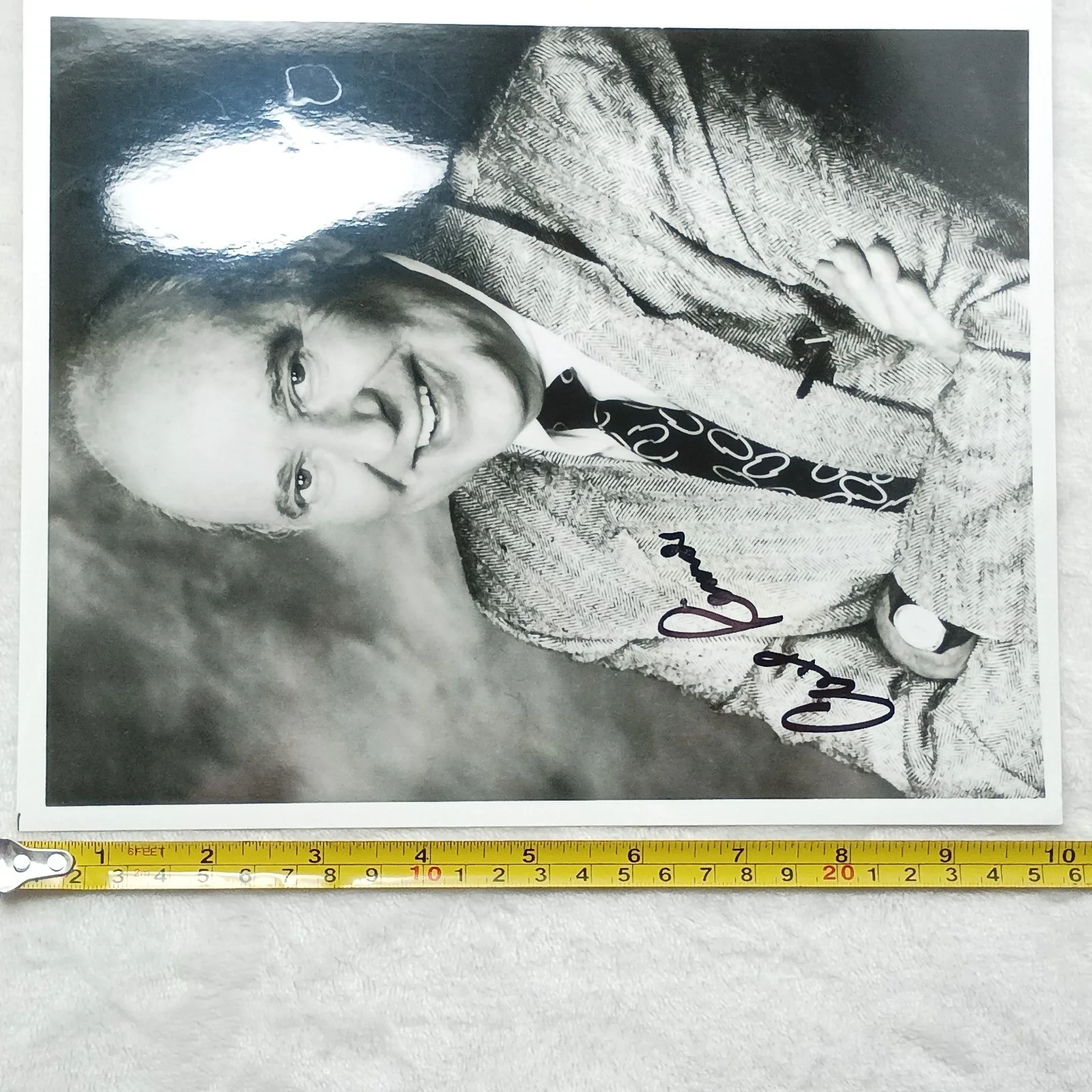Carl Reiner — Carl Reiner Autograph 8 x 10 Black White Photo Actor Autographed, image 3