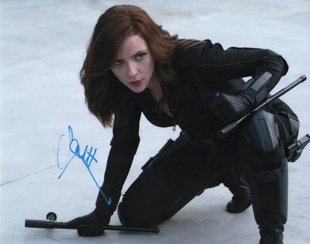 Scarlett Johansson — Scarlett Johansson Signed Autograph 11x14 Photo The Avengers Black Widow JSA COA