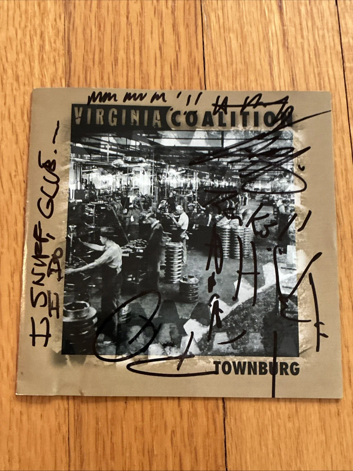 Virginia Coalition - Townburg • SIGNED / AUTOGRAPHED Used CD, image 5
