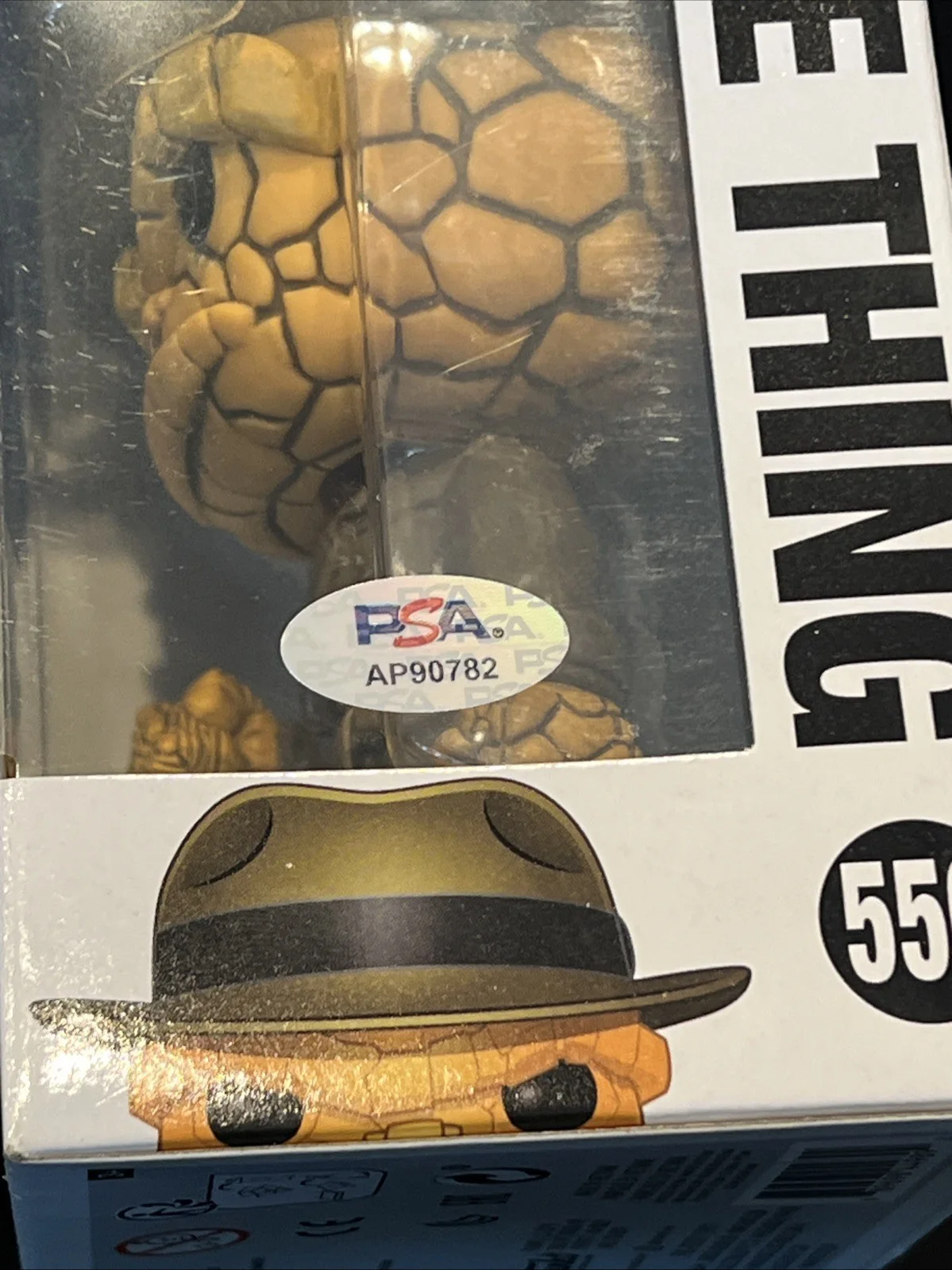Ebon Moss Bachrach — Ebon Moss Bachrach Signed Autograph Fantastic Four Funko Exclusive PSA/DNA, изображение 4