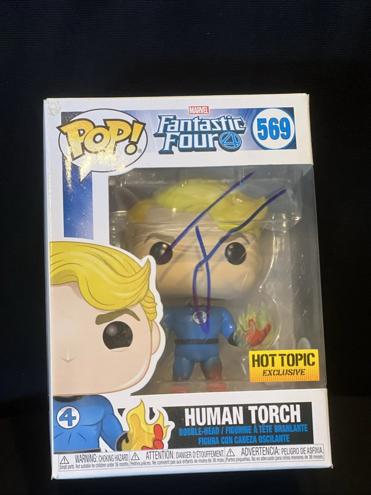 Joseph Quinn — Joseph Quinn Signed Autograph Fantastic Four Funko Exclusive Hot Topic PSA/DNA
