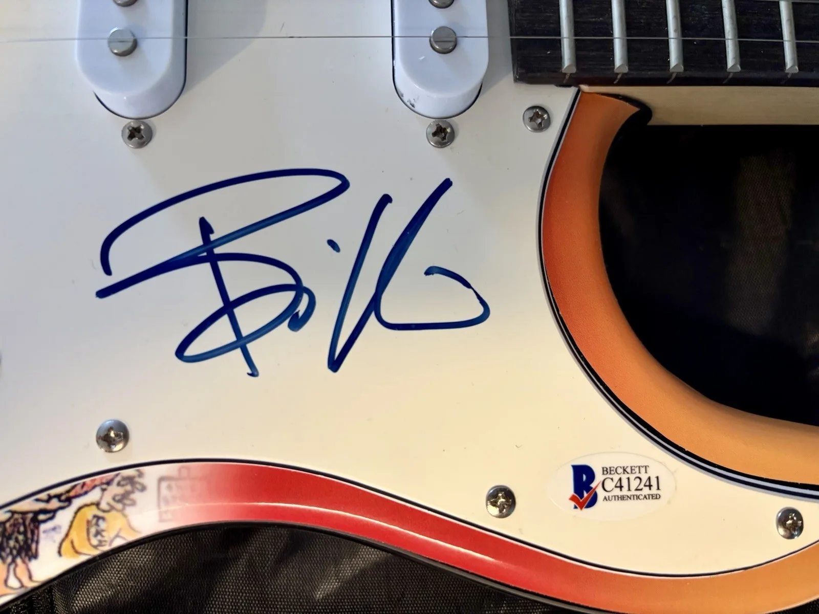 Billie Joe Armstrong Signed Green Day Electric Guitar BAS Beckett COA Autograph, image 4