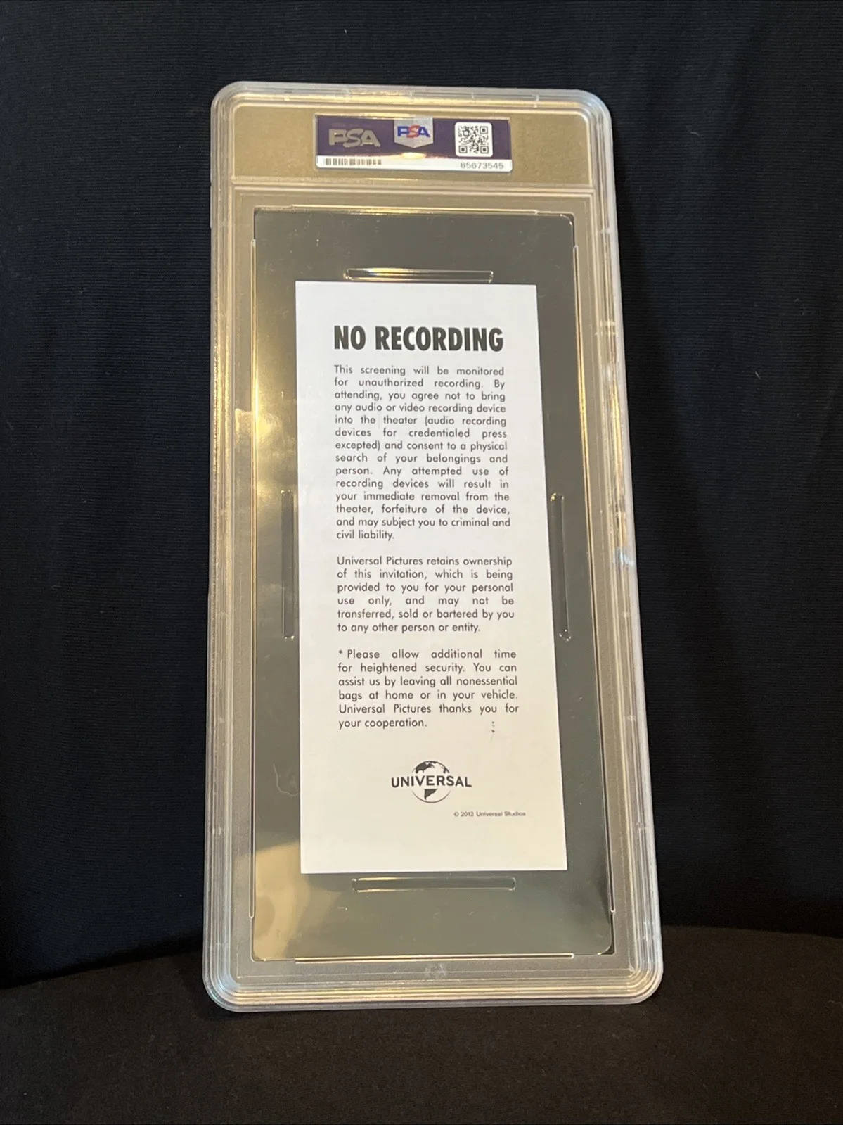 Demian Bichir — Demian Bichir signed autograph Black Phone 2 Premier Ticket Slabbed PSA/DNA, изображение 4