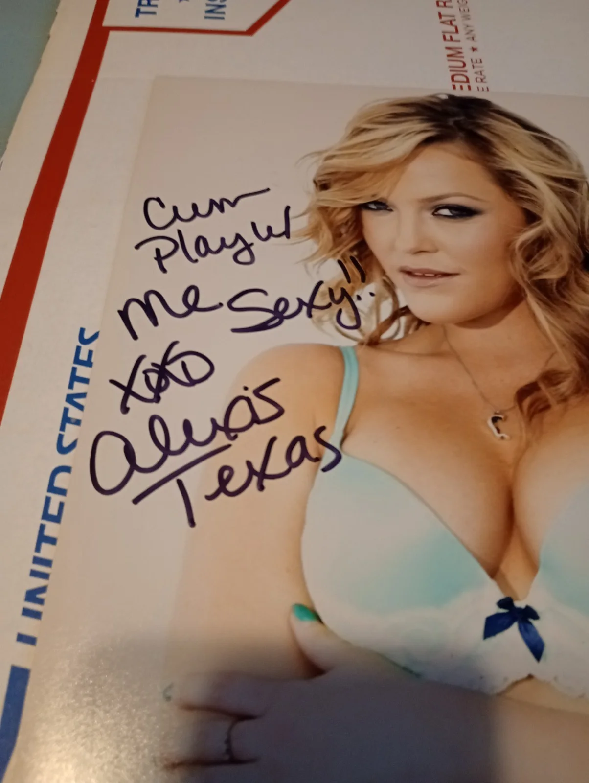Alexis Texas — Hot Sexy Alexis Texas Signed 8x10 Photo Adult Star Authentic Autograph Beckett, изображение 3
