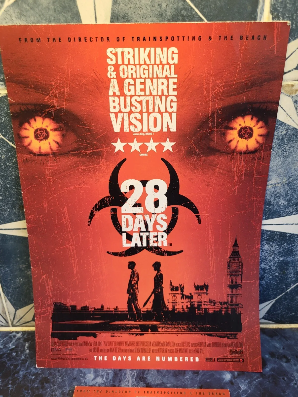 Rare Vintage 28 Days Later Promo Advertising Horror Brochure & CD Rom 2002, image 2