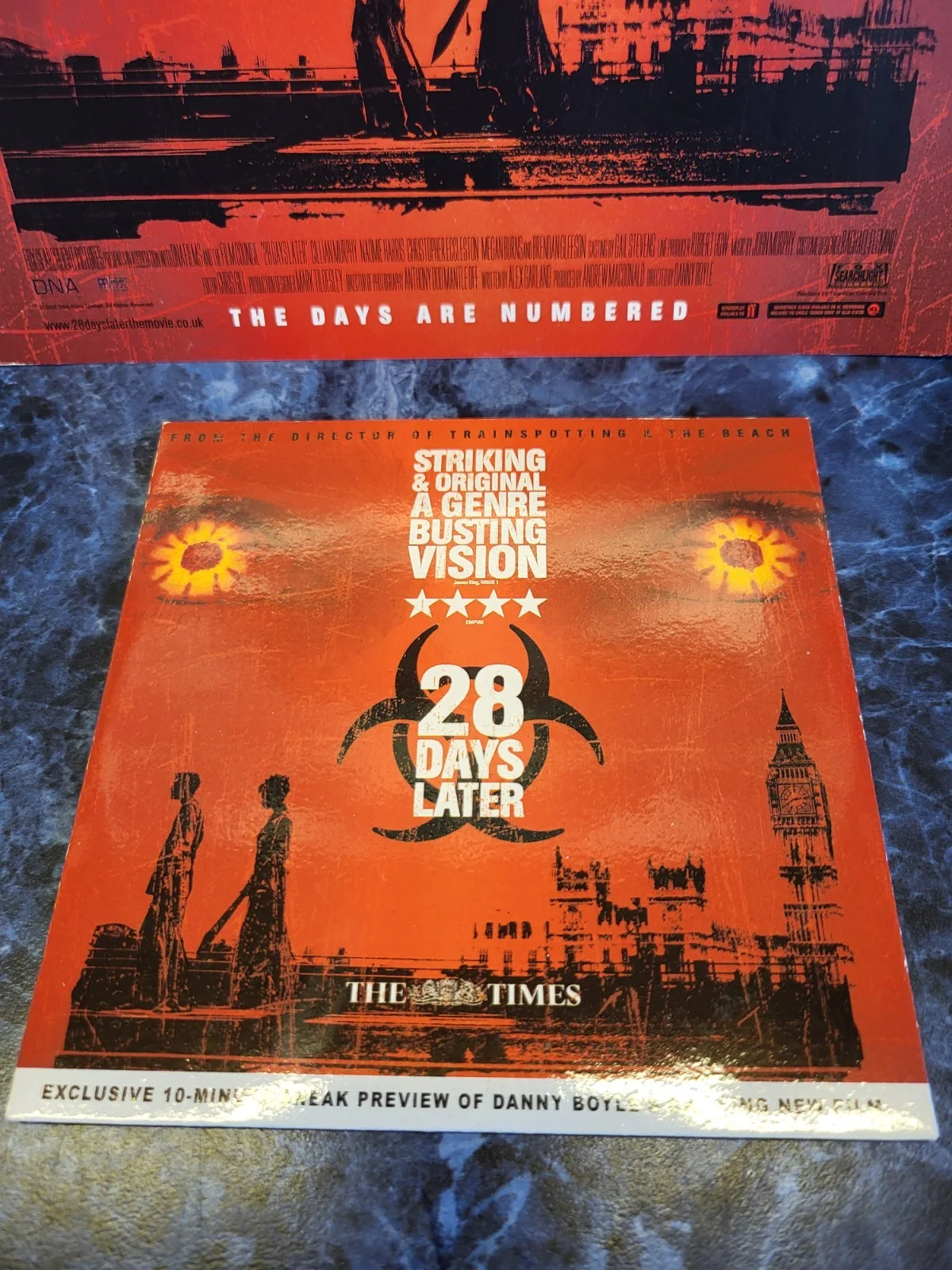 Rare Vintage 28 Days Later Promo Advertising Horror Brochure & CD Rom 2002, image 3