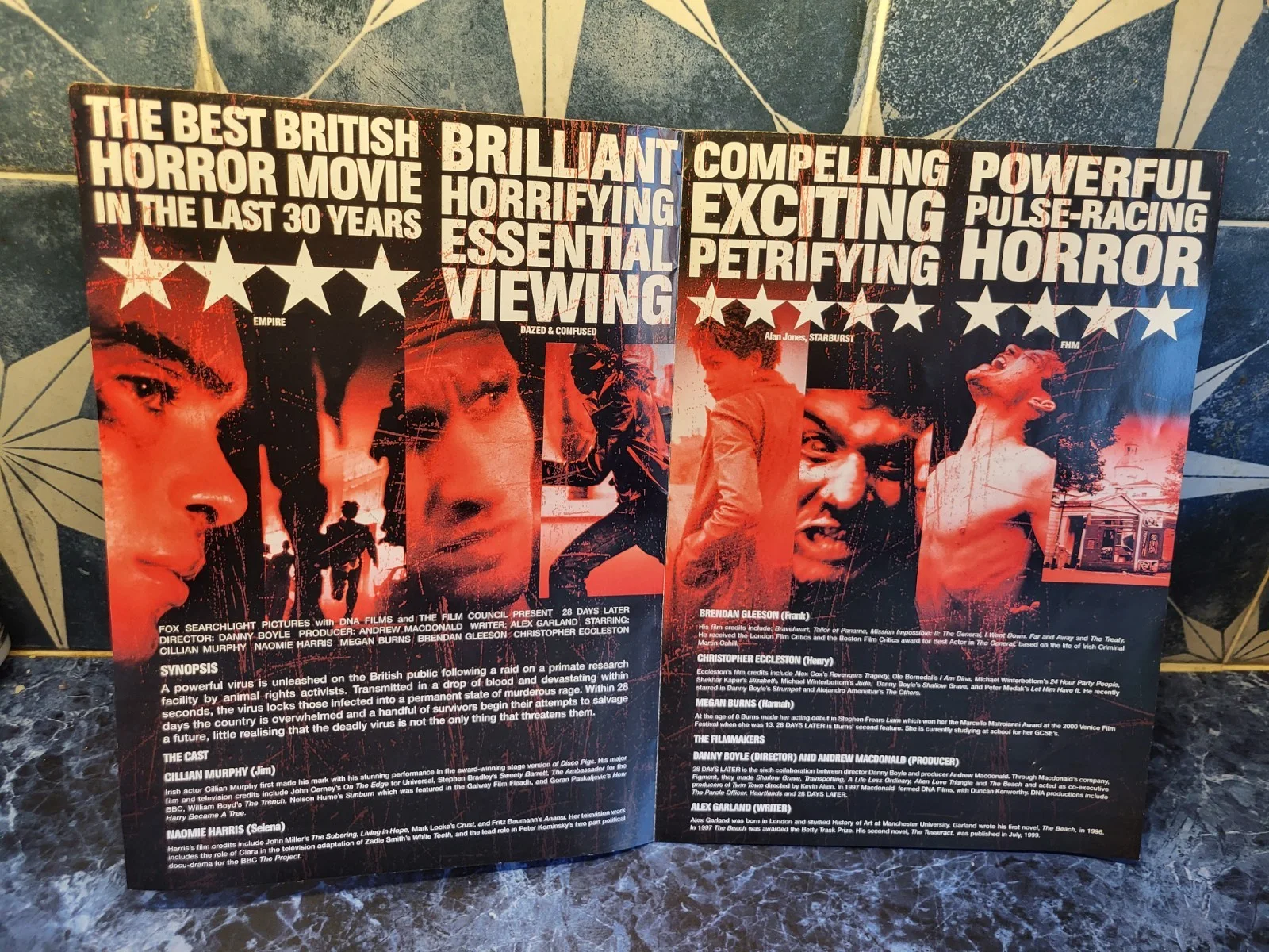 Rare Vintage 28 Days Later Promo Advertising Horror Brochure & CD Rom 2002, image 5