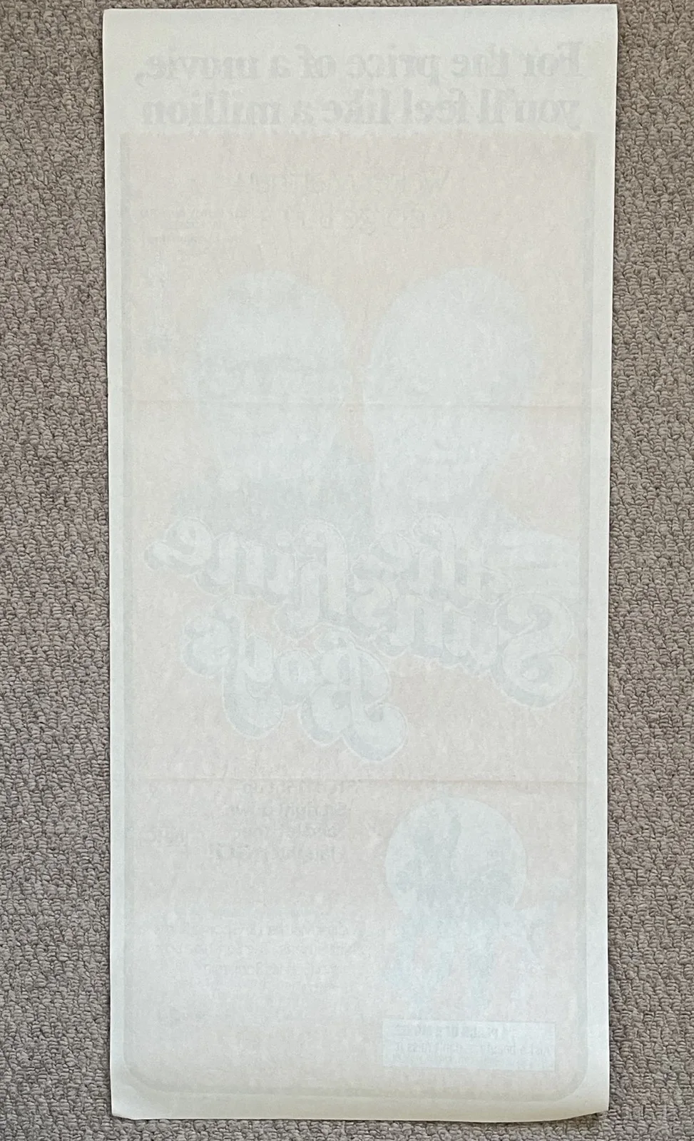Vintage THE SUNSHINE BOYS '75 George Burns Australian Daybill Cinema Film Poster, изображение 5