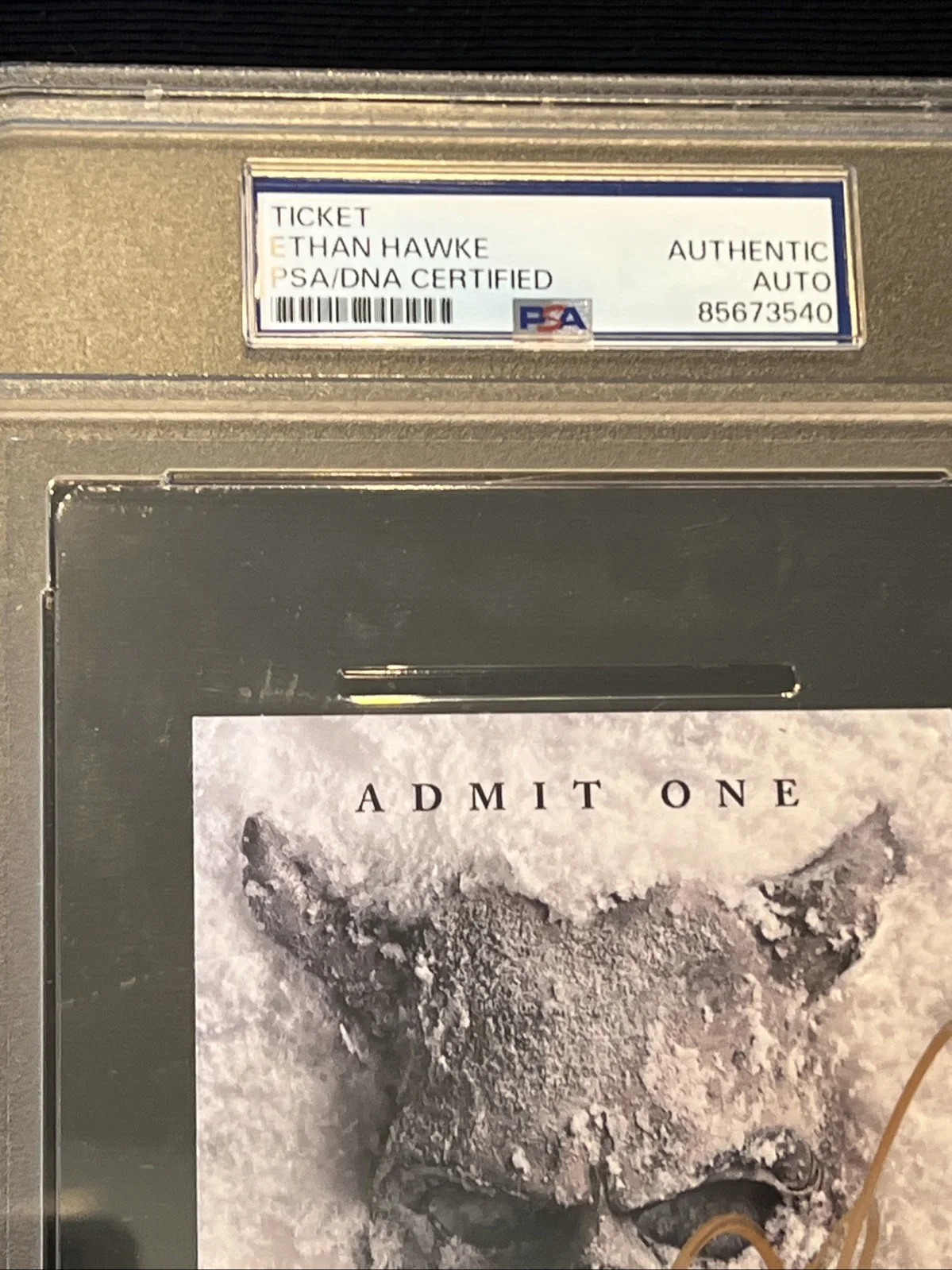 Ethan Hawke — Ethan Hawke signed autograph Black Phone 2 Premier Ticket Slabbed PSA/DNA, image 3