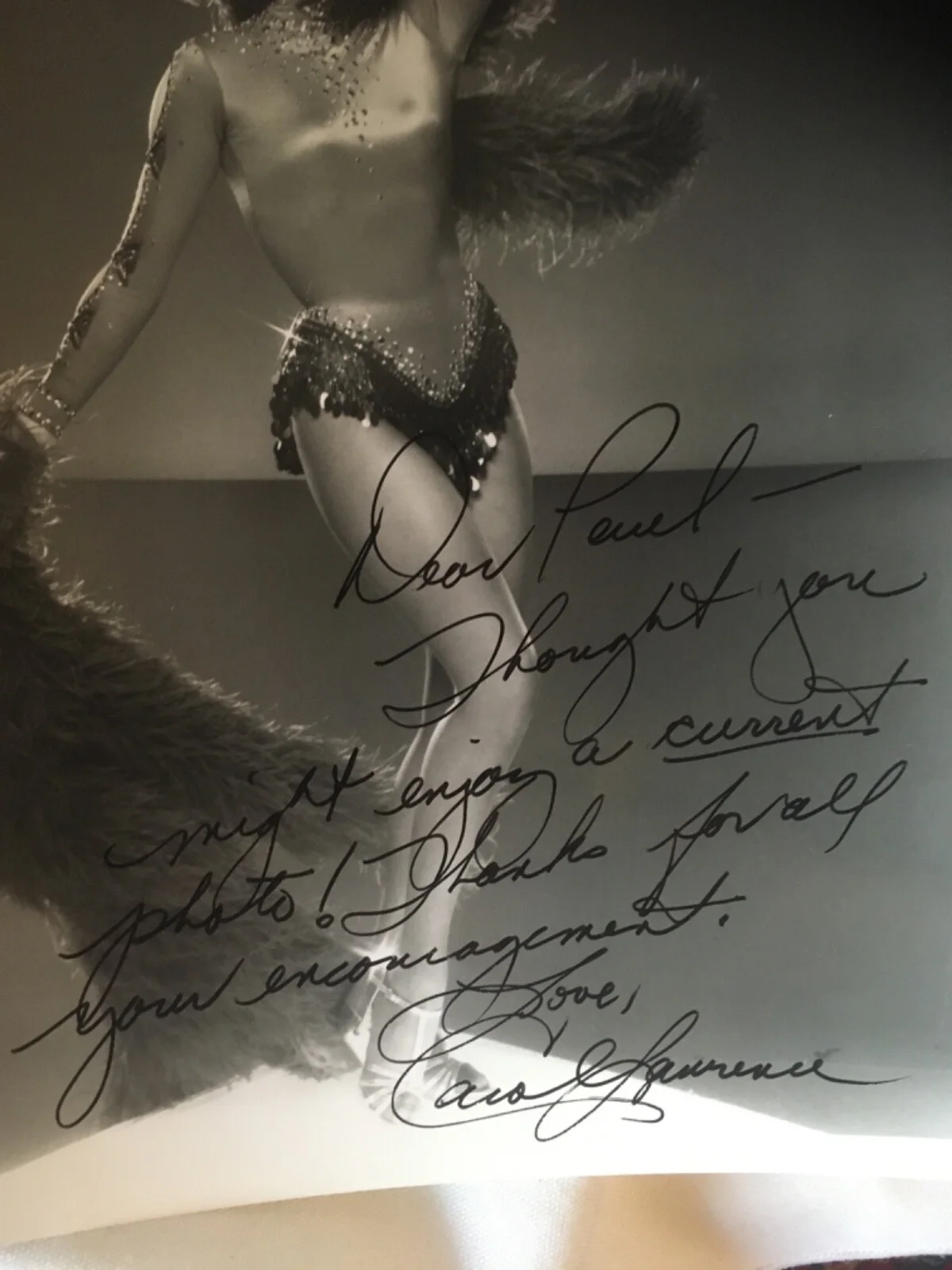 Carol Lawrence — Carol Lawrence Inscribed Photo to Paul - American TV & Broadway Actress, изображение 3