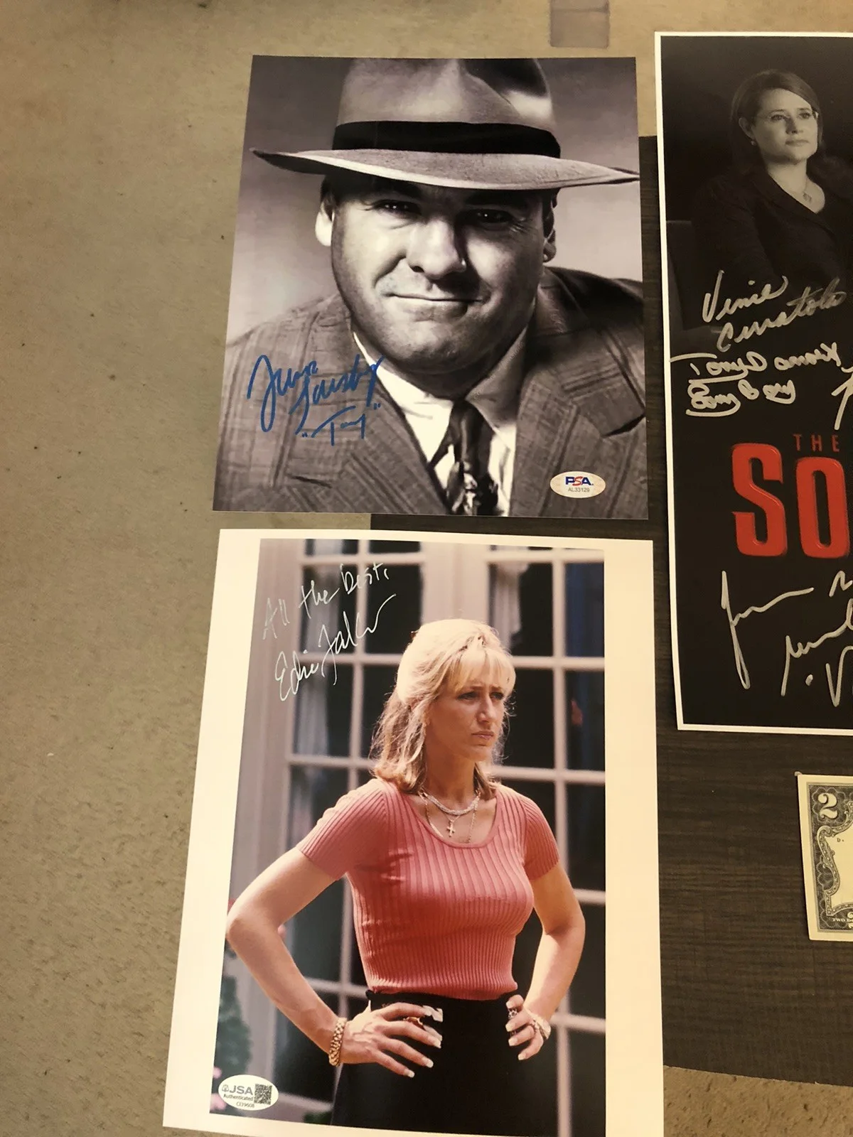 Sopranos Cast Signed Items(PSA JSA BAS), image 2