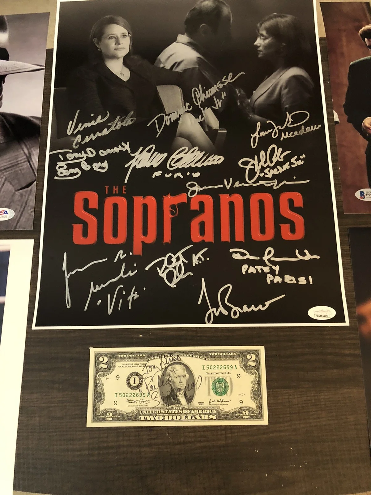 Sopranos Cast Signed Items(PSA JSA BAS), image 3