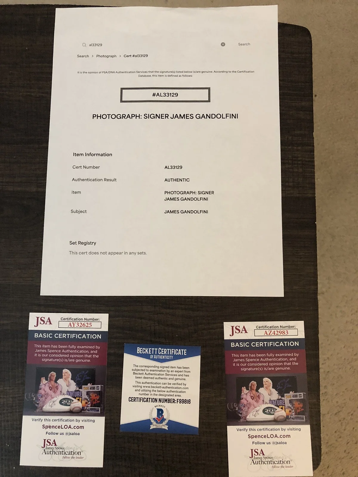 Sopranos Cast Signed Items(PSA JSA BAS), image 5