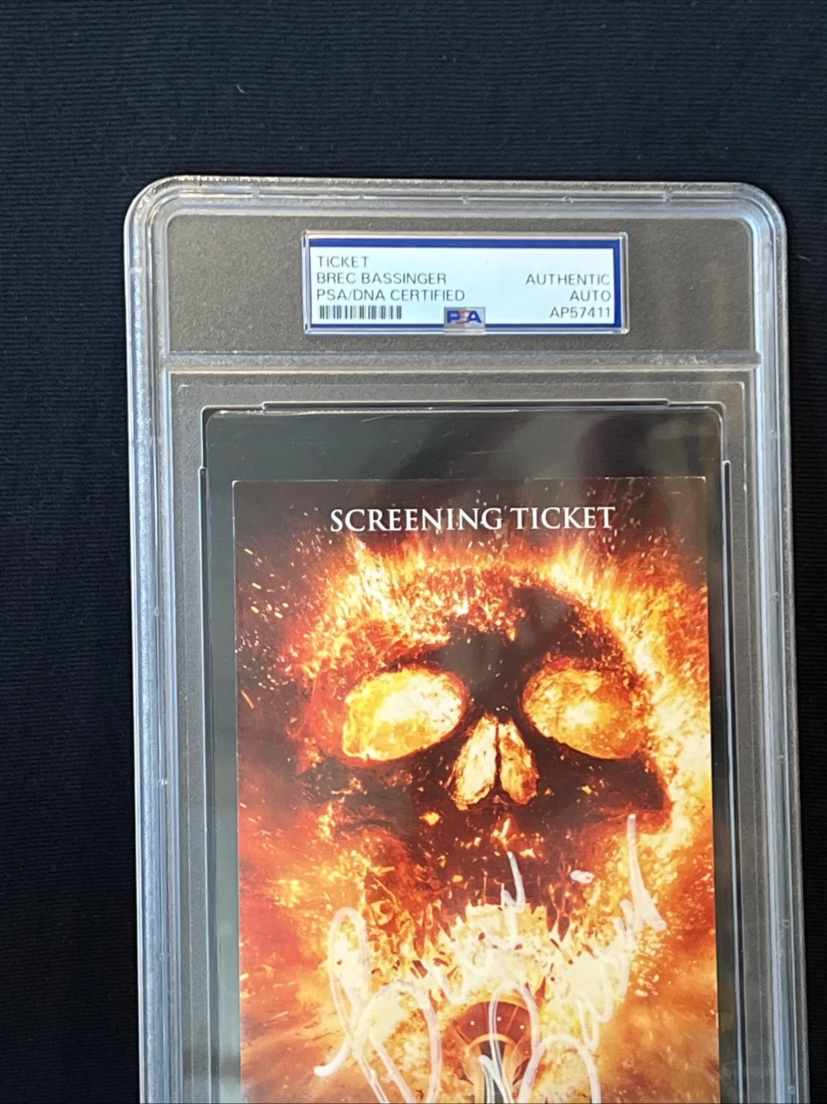 Brec Bassinger — Brec Bassinger signed autograph Final Destination Premier Ticket Slabbed PSA/DNA, image 3
