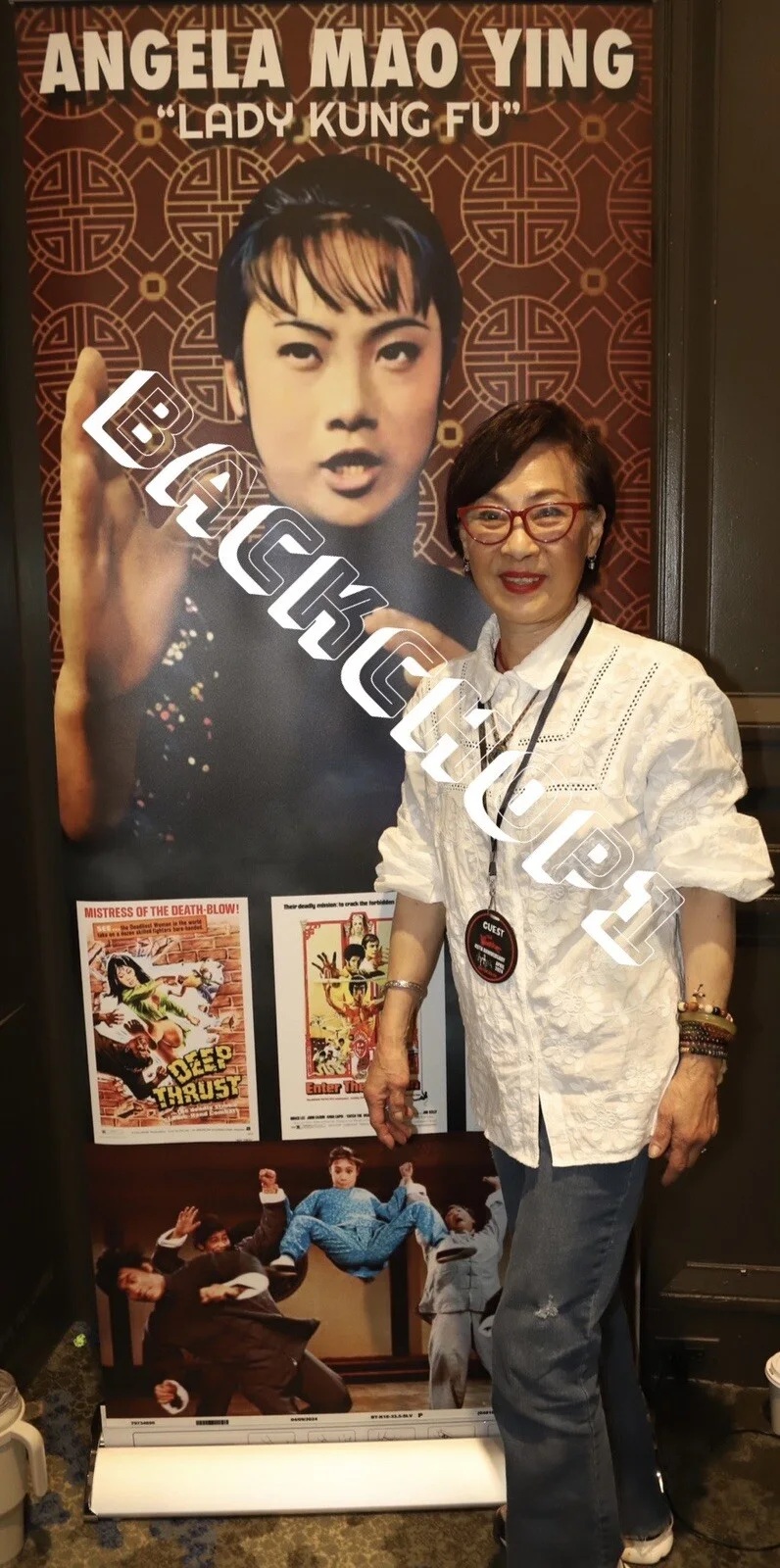 Angela Mao Signed 11x14 Martial Arts Legend! LADY KUNG FU ENTER THE DRAGON PROOF, изображение 3