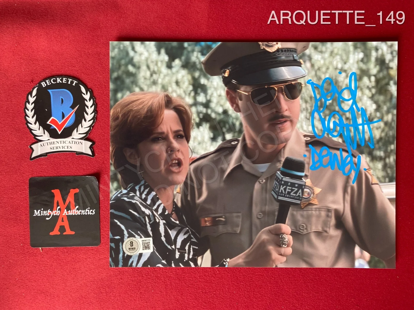 David Arquette — David Arquette autographed signed Scream 8x10 photo Beckett COA Dewey