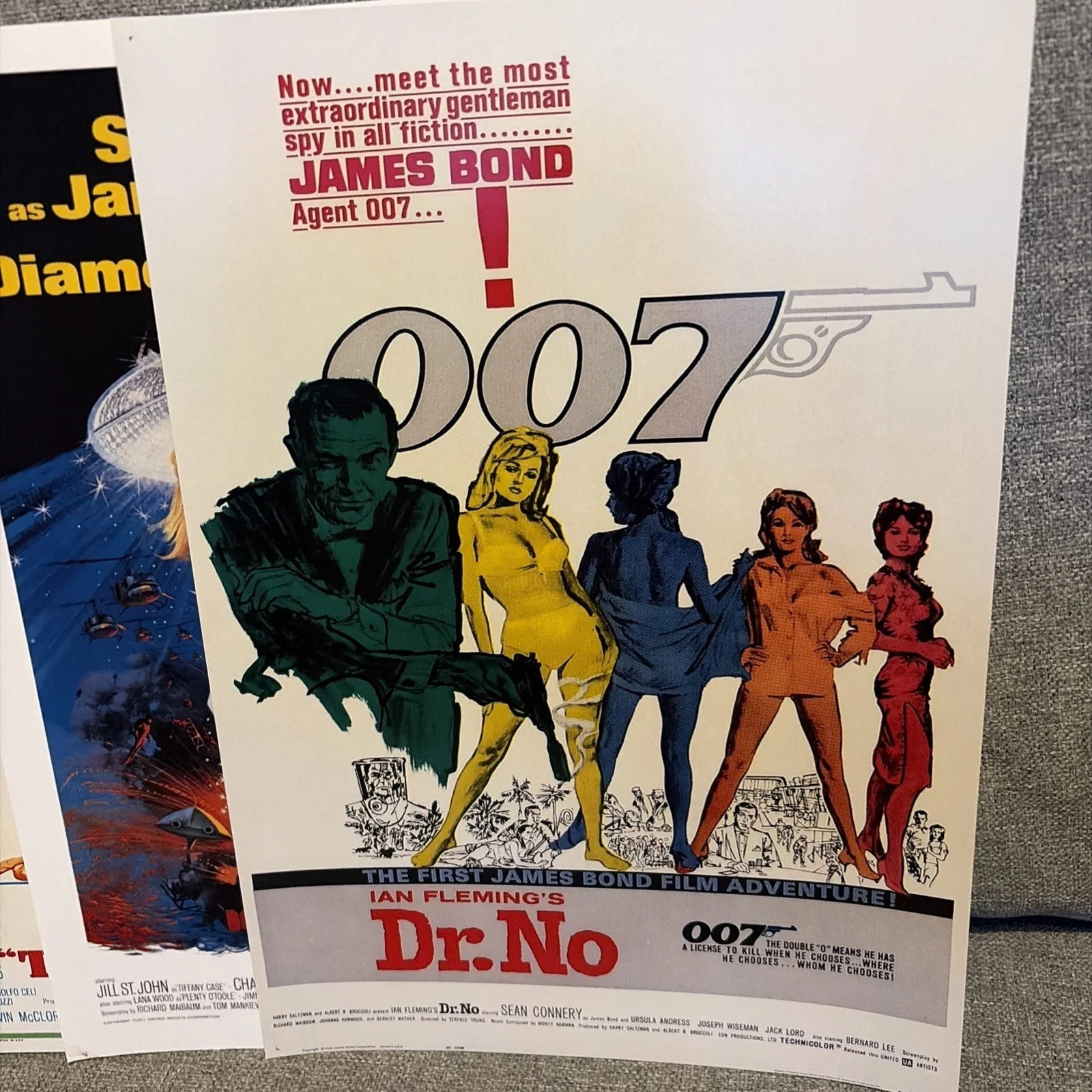 James Bond 007 Film Poster Print Bundle 6x A4, image 5